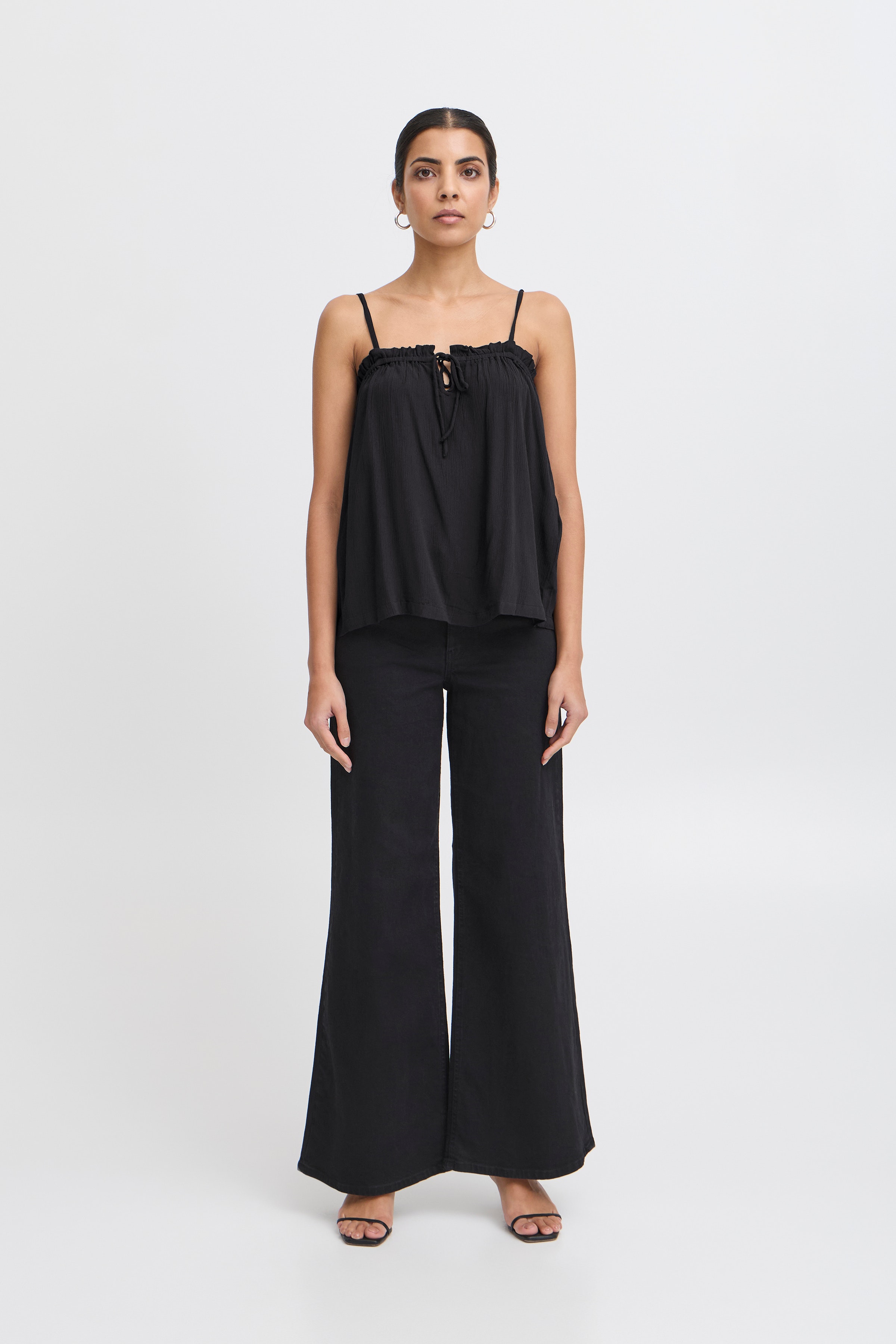 IHMARRAKECH Kortermet bluse LOOKBOOK FRONT 20122945-194008