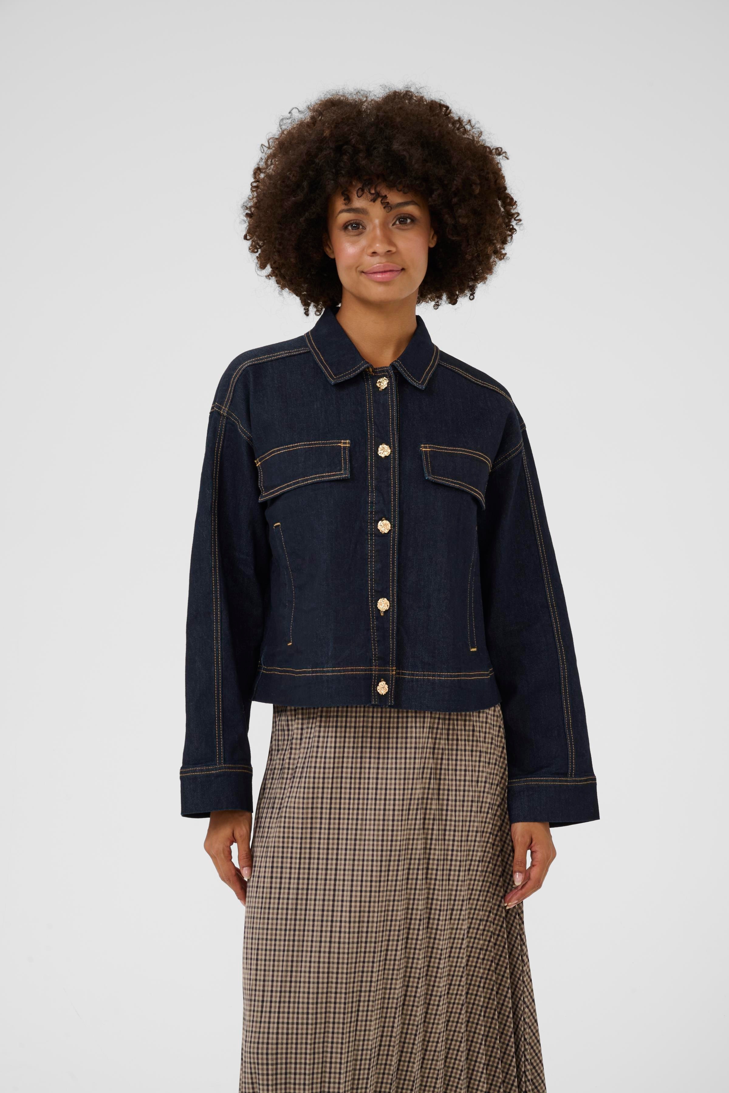 CUbobbie Denimjakke LOOKBOOK FRONT 50112269-500119