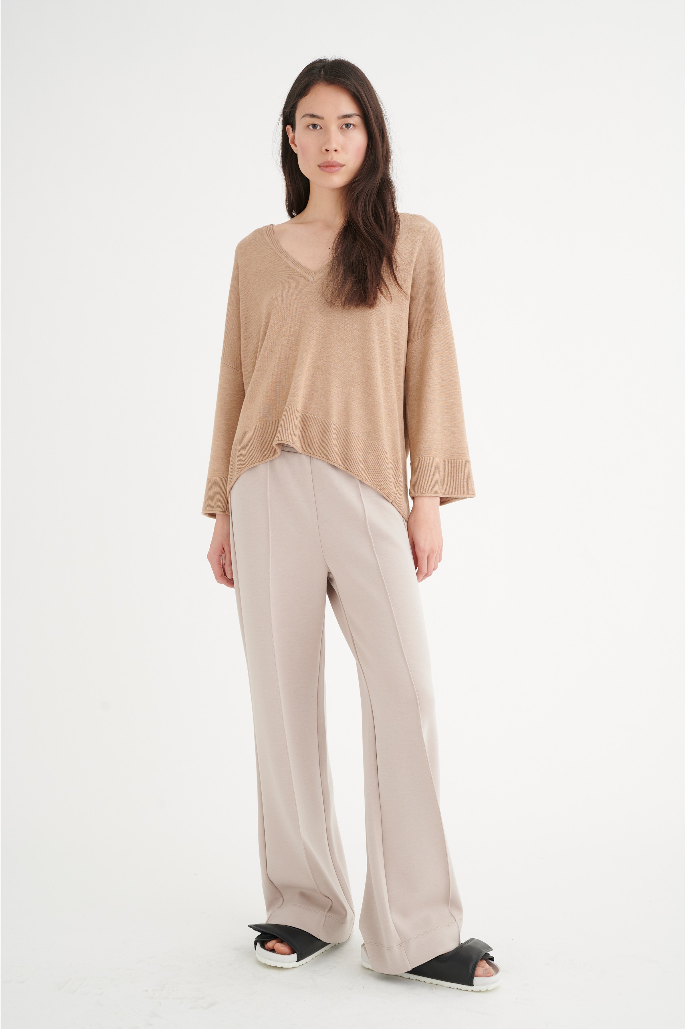 IlzeIW Stickad pullover LOOKBOOK FRONT 30106504-300951