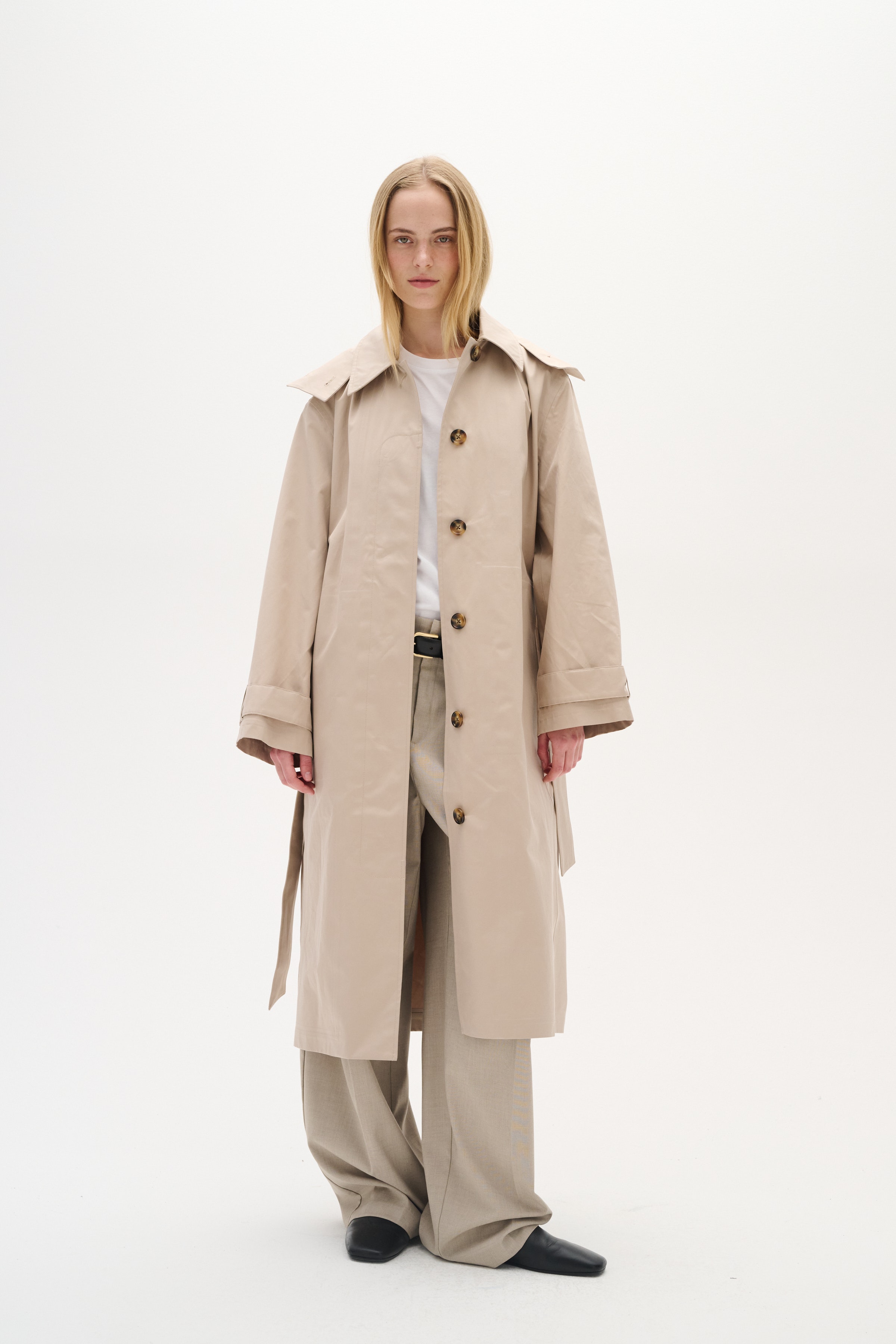 MylahIW vandtæt trenchcoat LOOKBOOK FRONT 30109947-151308