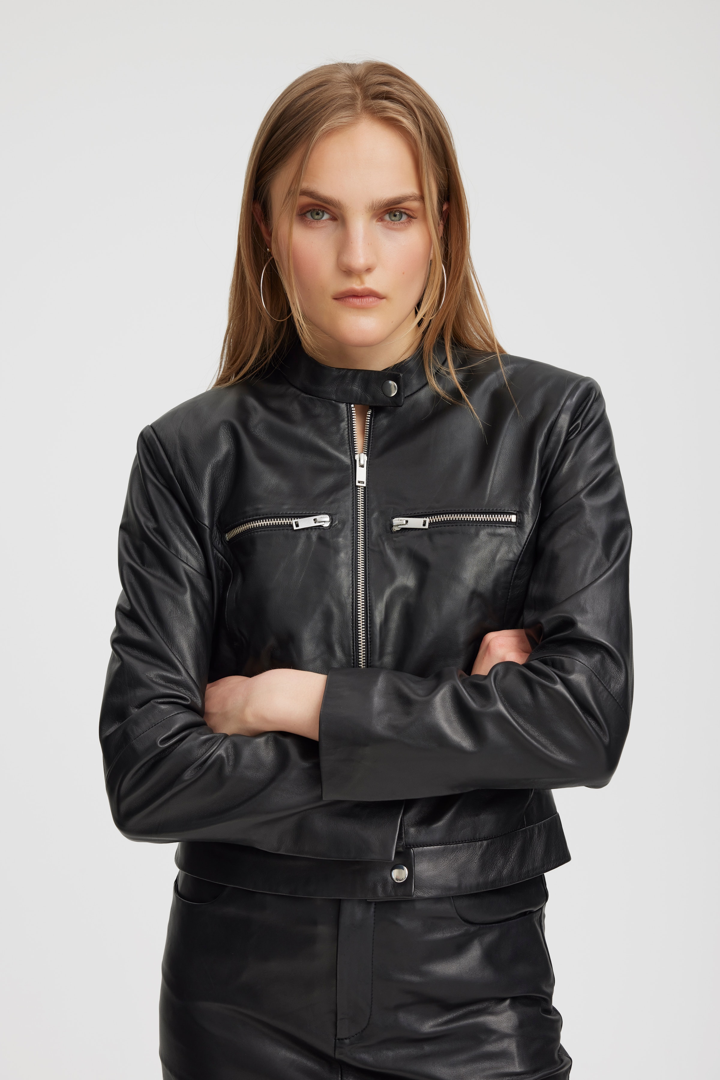 OliviGZ Lederjacke LOOKBOOK FRONT 10908764-100017