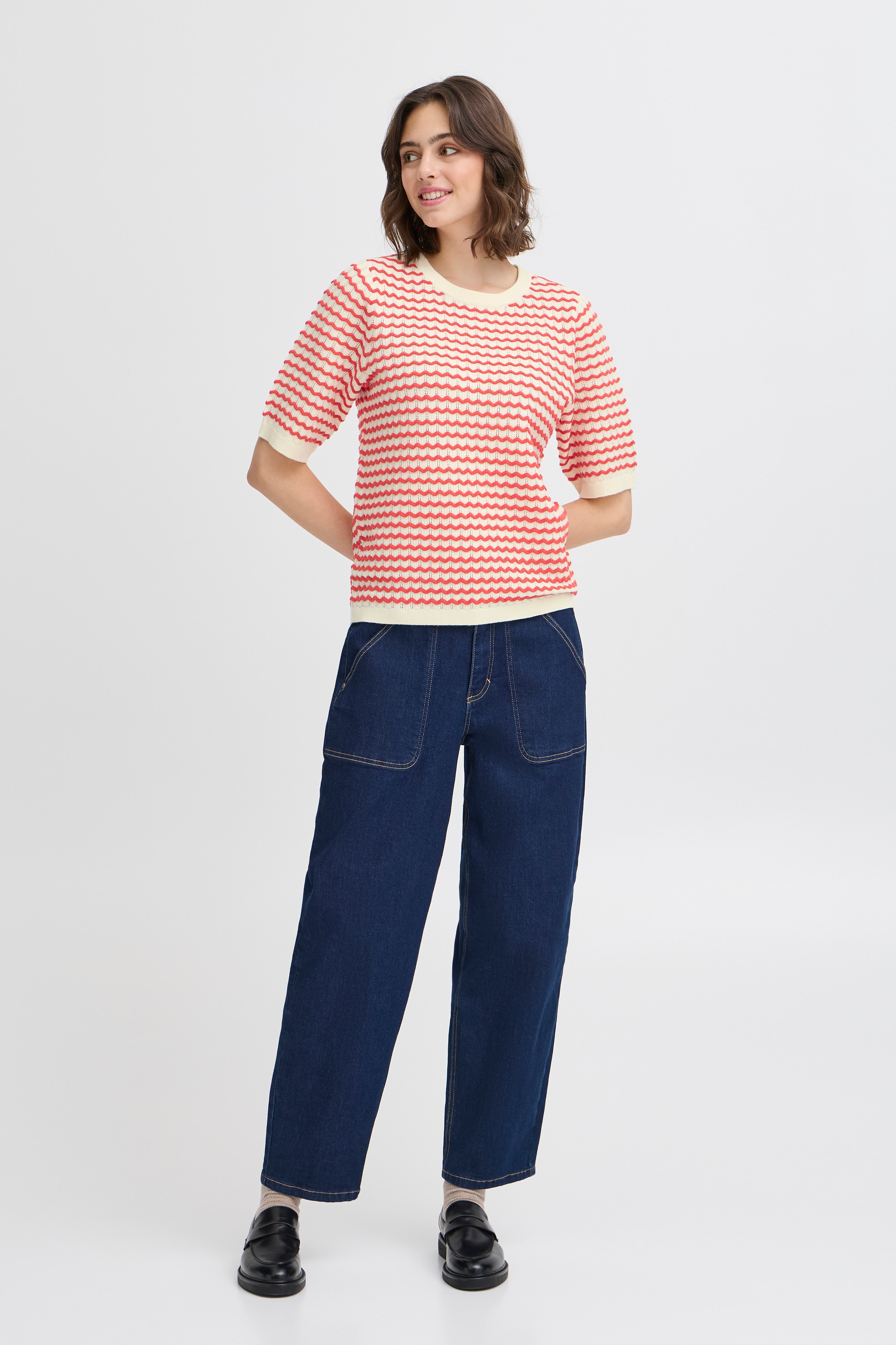 FRLUMA Strickpullover LOOKBOOK FRONT 20615581-201203
