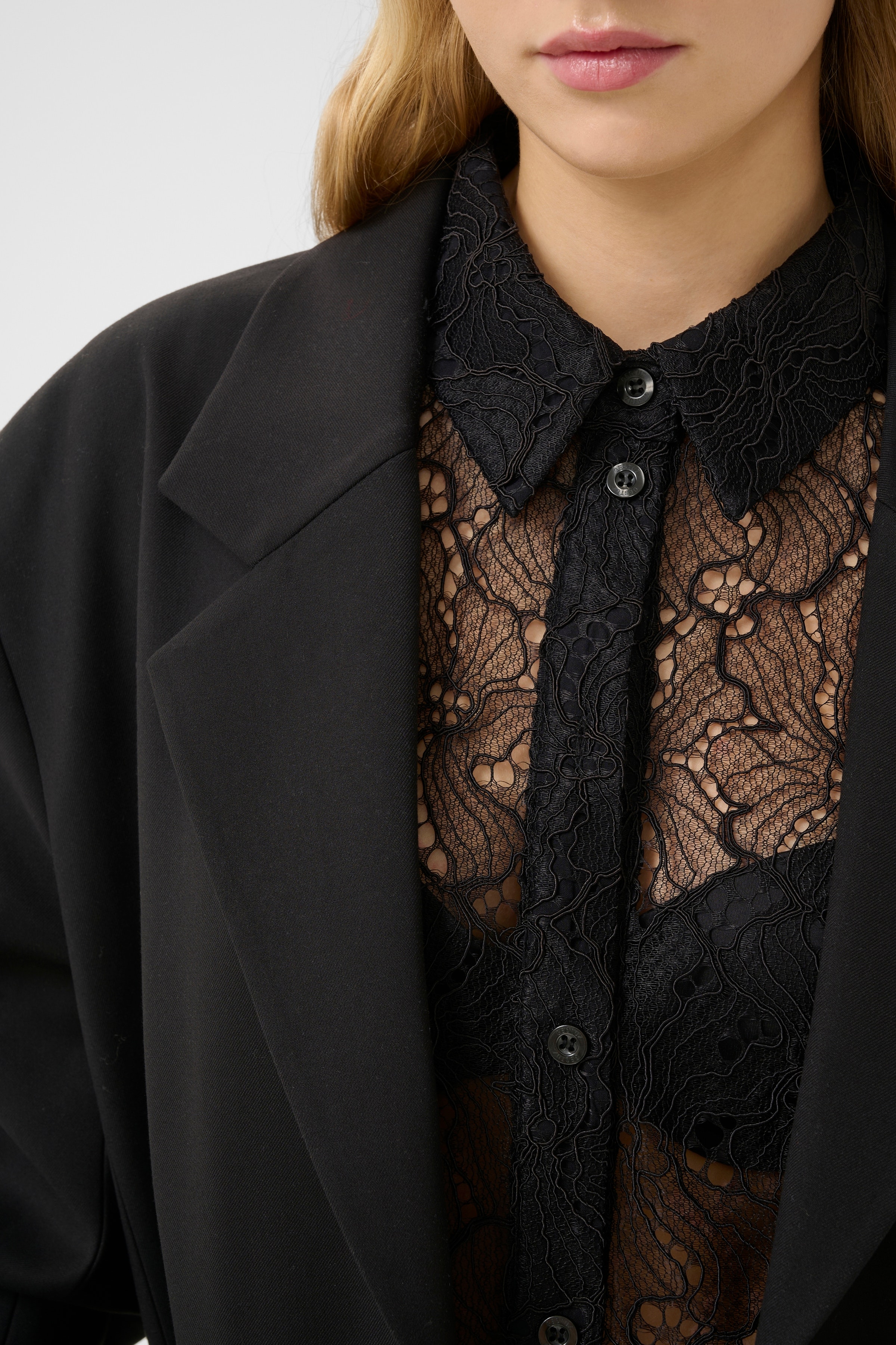 GZedea Blondeskjorte LOOKBOOK FRONT 10910601-100017