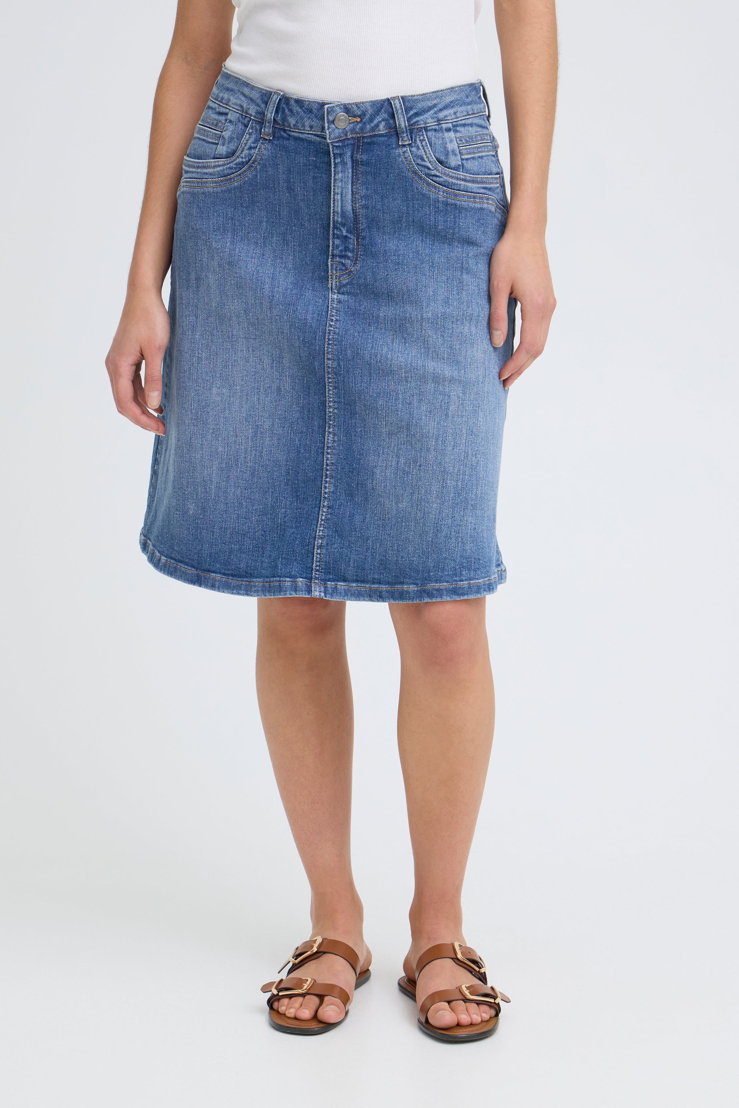 PZKATJA Skjørt LOOKBOOK FRONT 50208832-200005