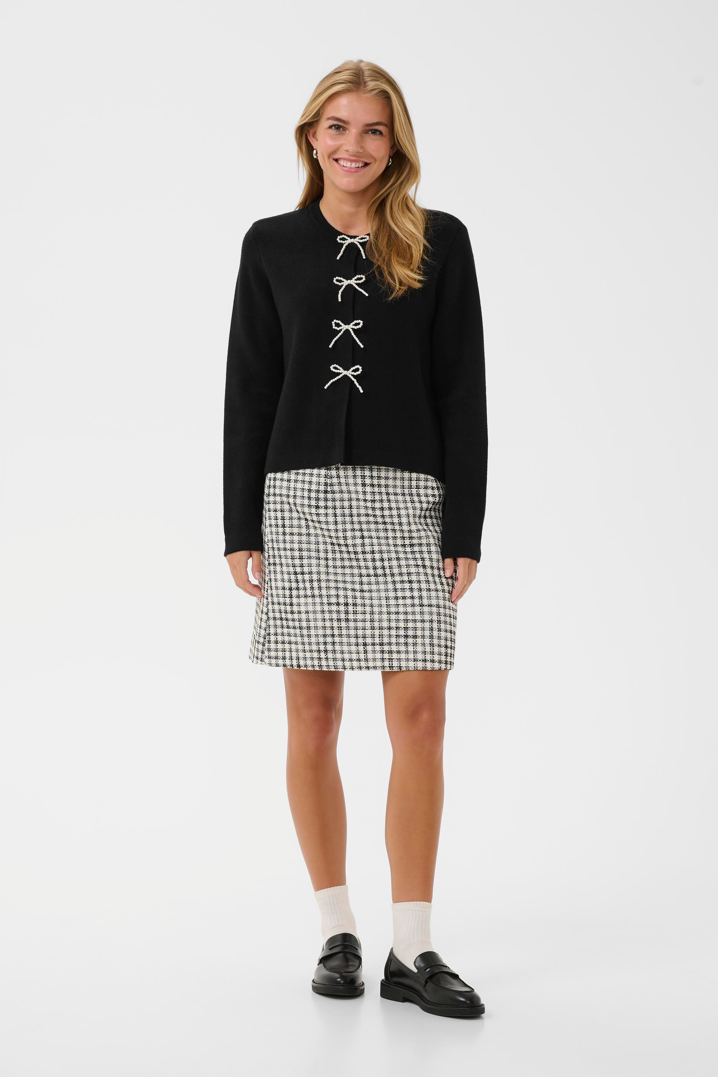 CUholiday Cardigan with bows LOOKBOOK FRONT 50112543-500012