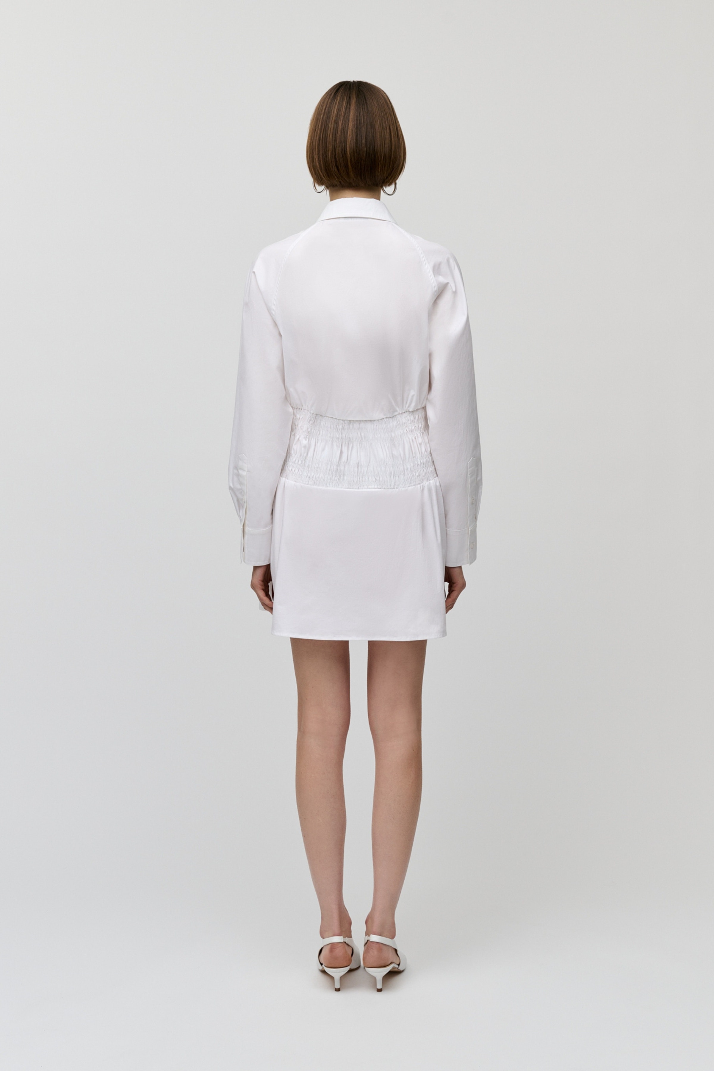 MARYNA Kjole LOOKBOOK BACK 30600541-WH001