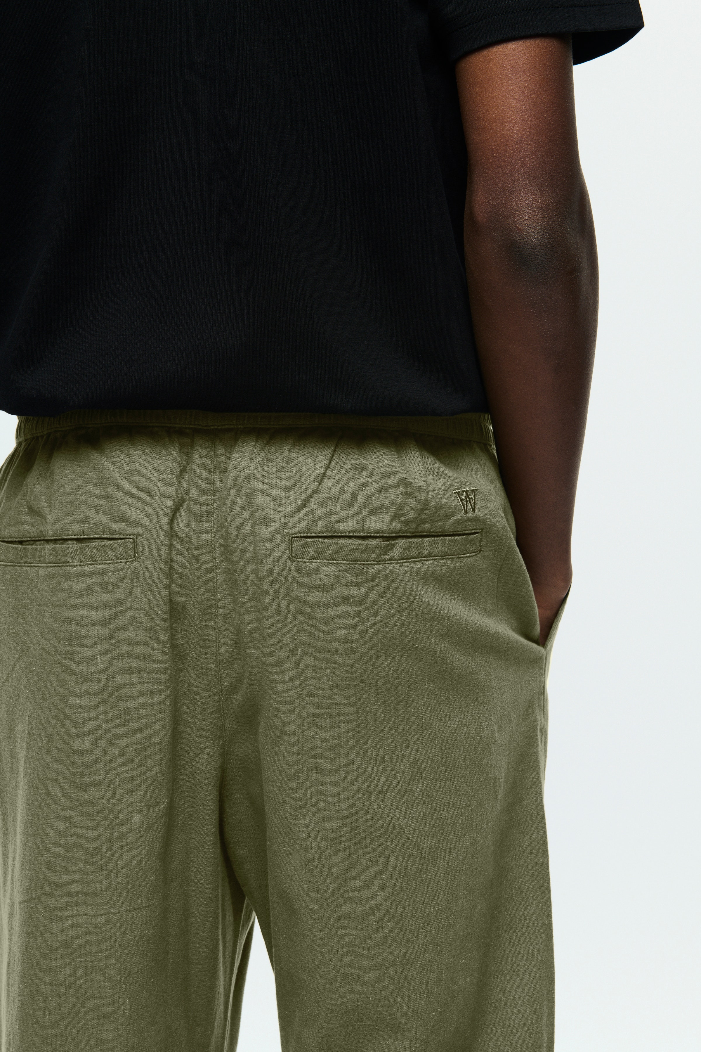 WWenoch Hør Bukser  LOOKBOOK DETAIL 30251409-180515