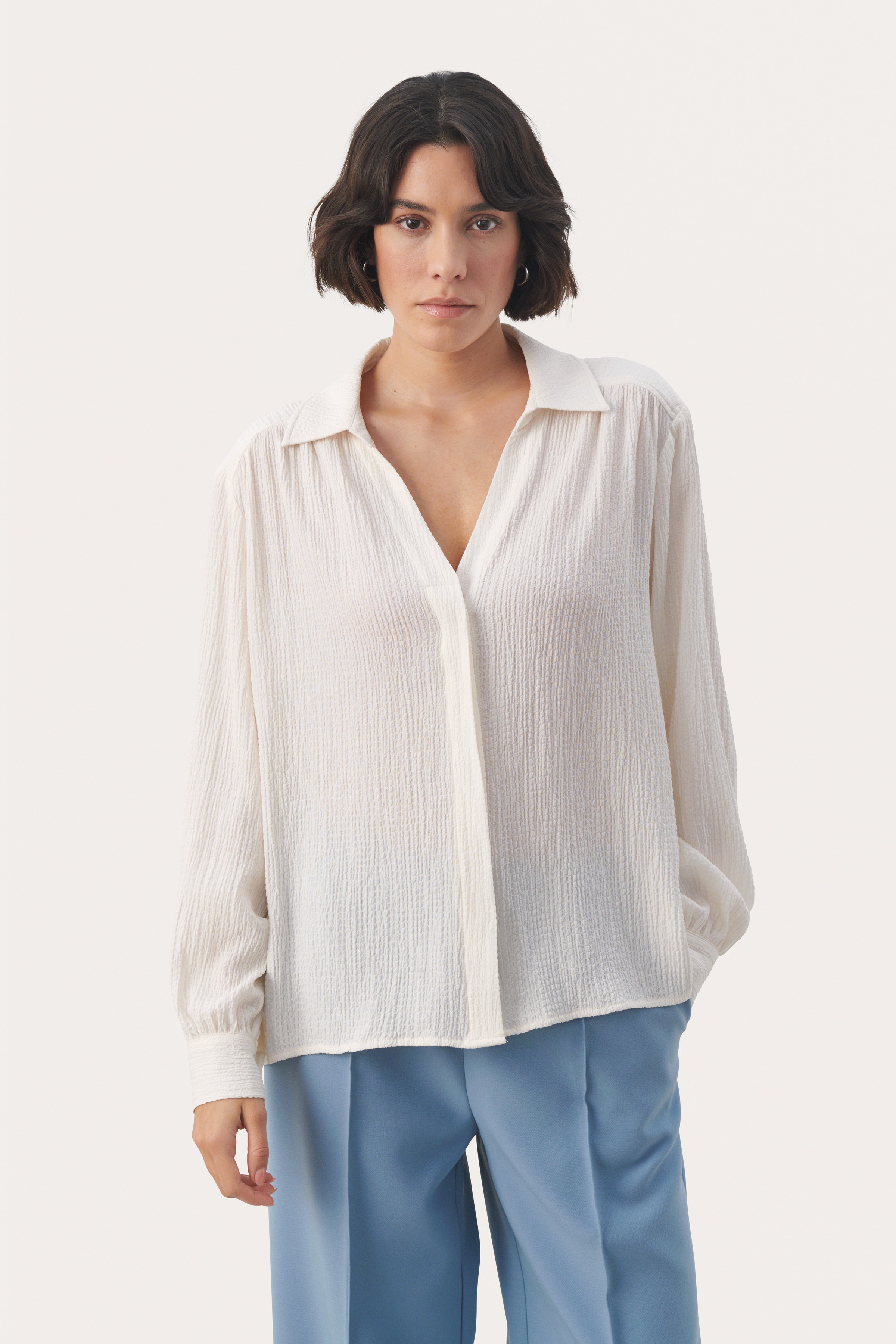 EllidaPW Skjorta LOOKBOOK FRONT 30308419-114801