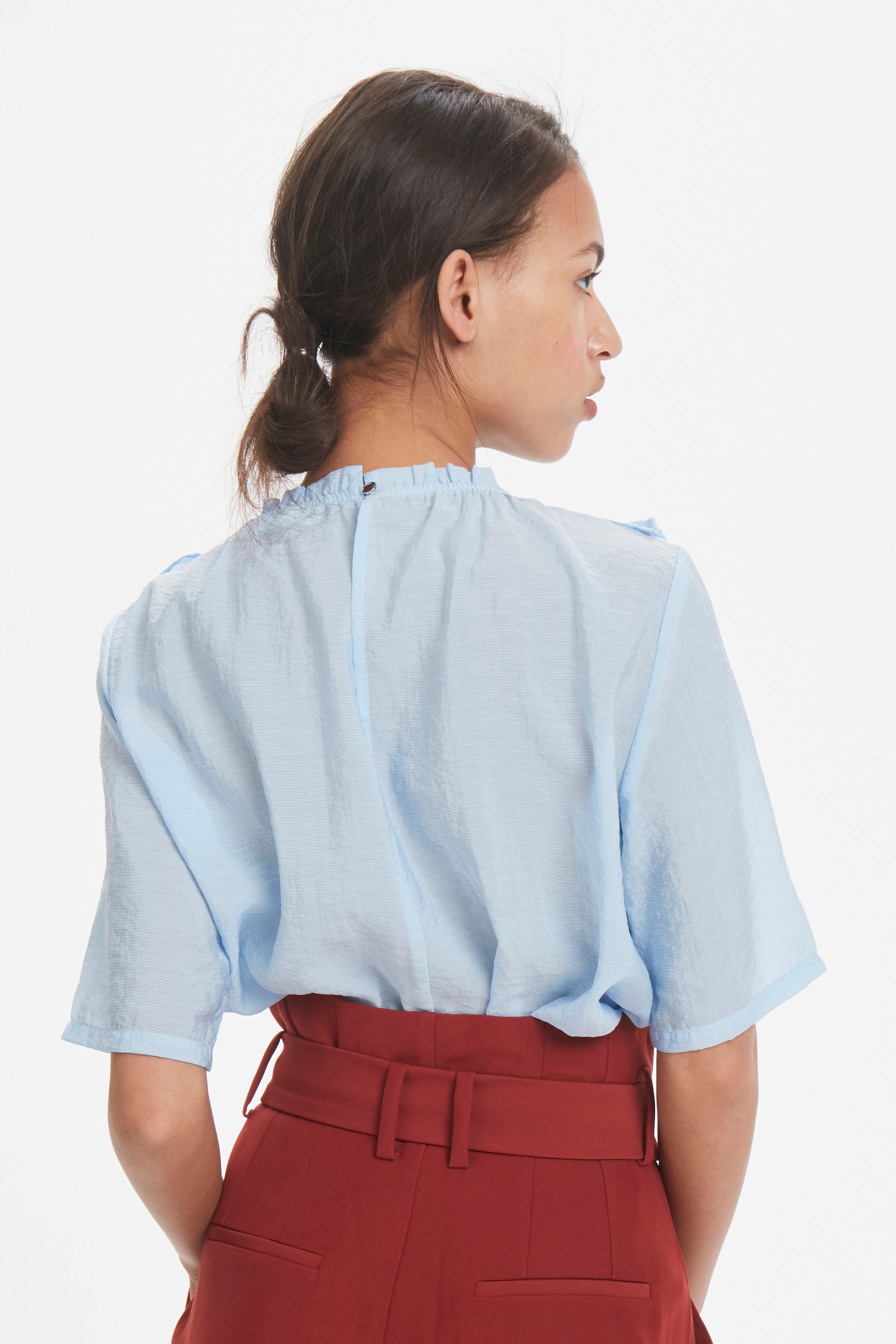 Kortärmad blus LOOKBOOK BACK 30104552-10350