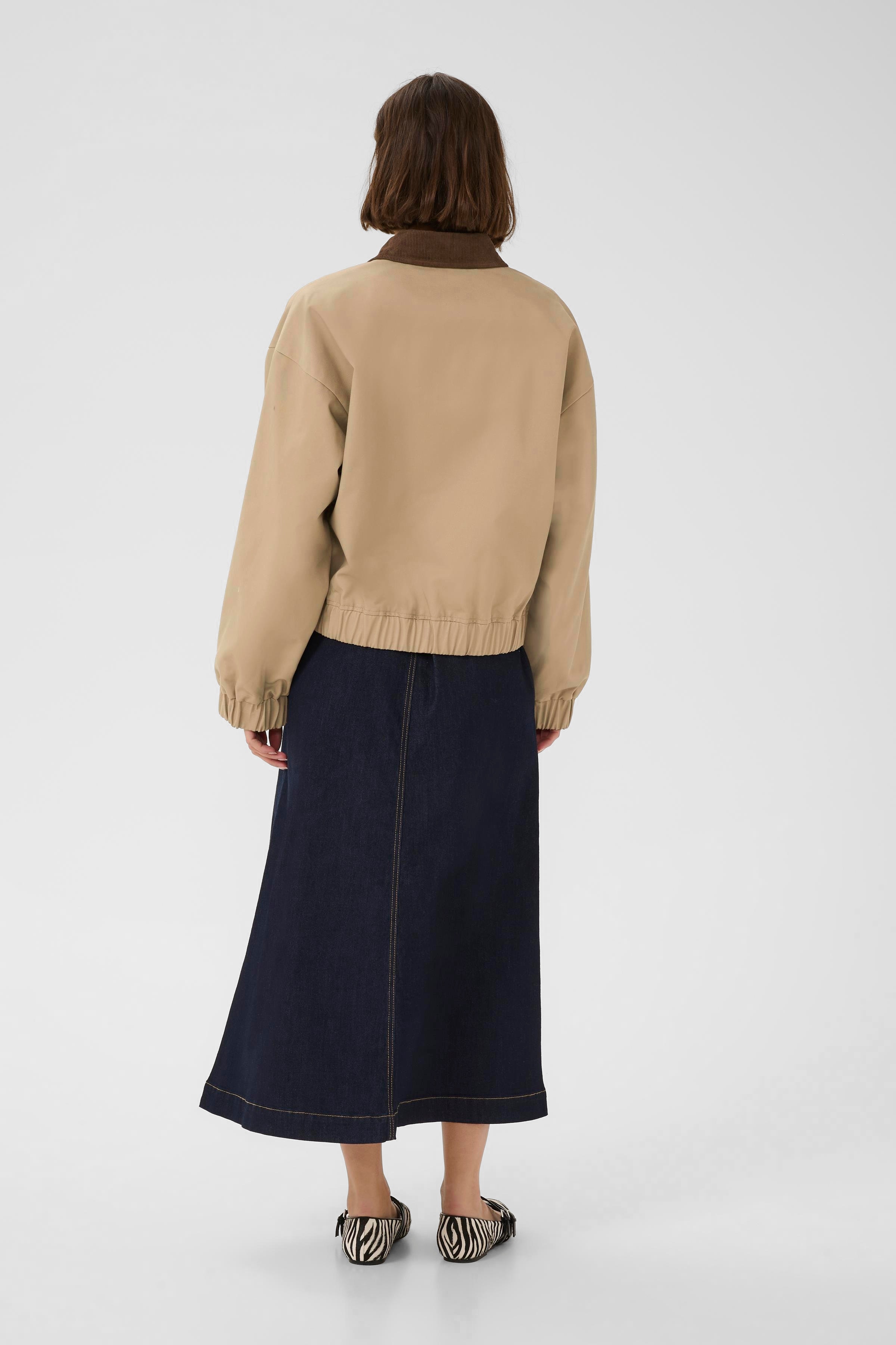 CUsasha Jacke mit Cordkragen LOOKBOOK BACK 50112575-171009