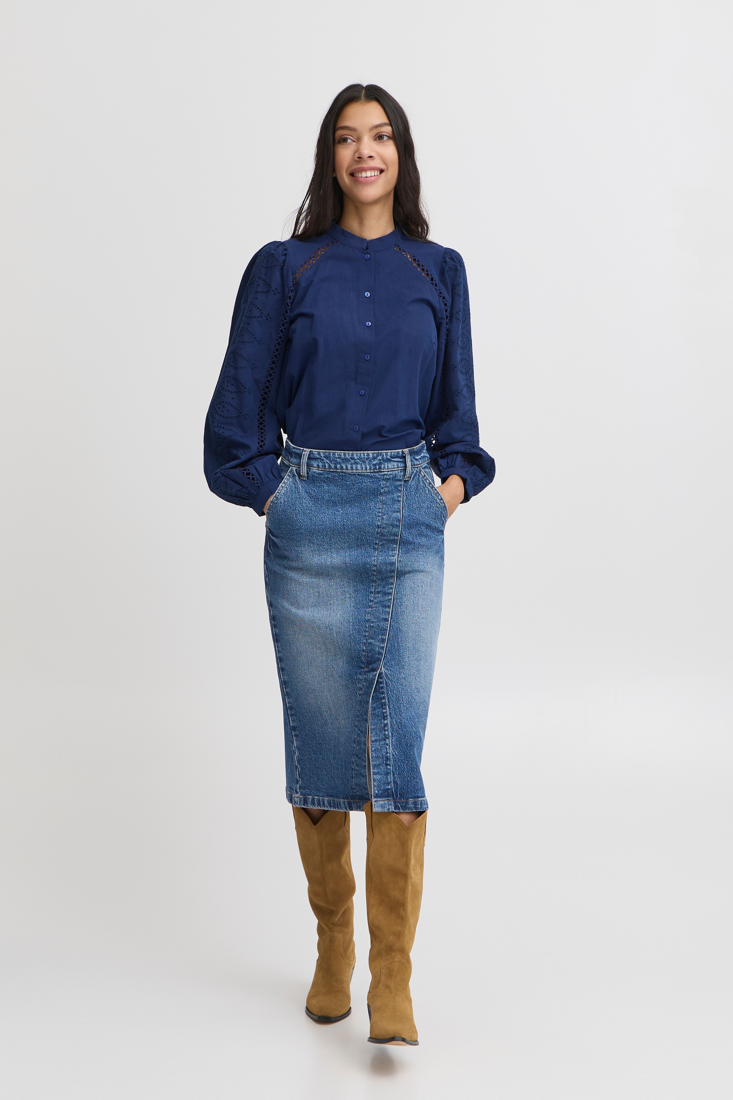 BYLARA Kjol LOOKBOOK FRONT 20816490-200461
