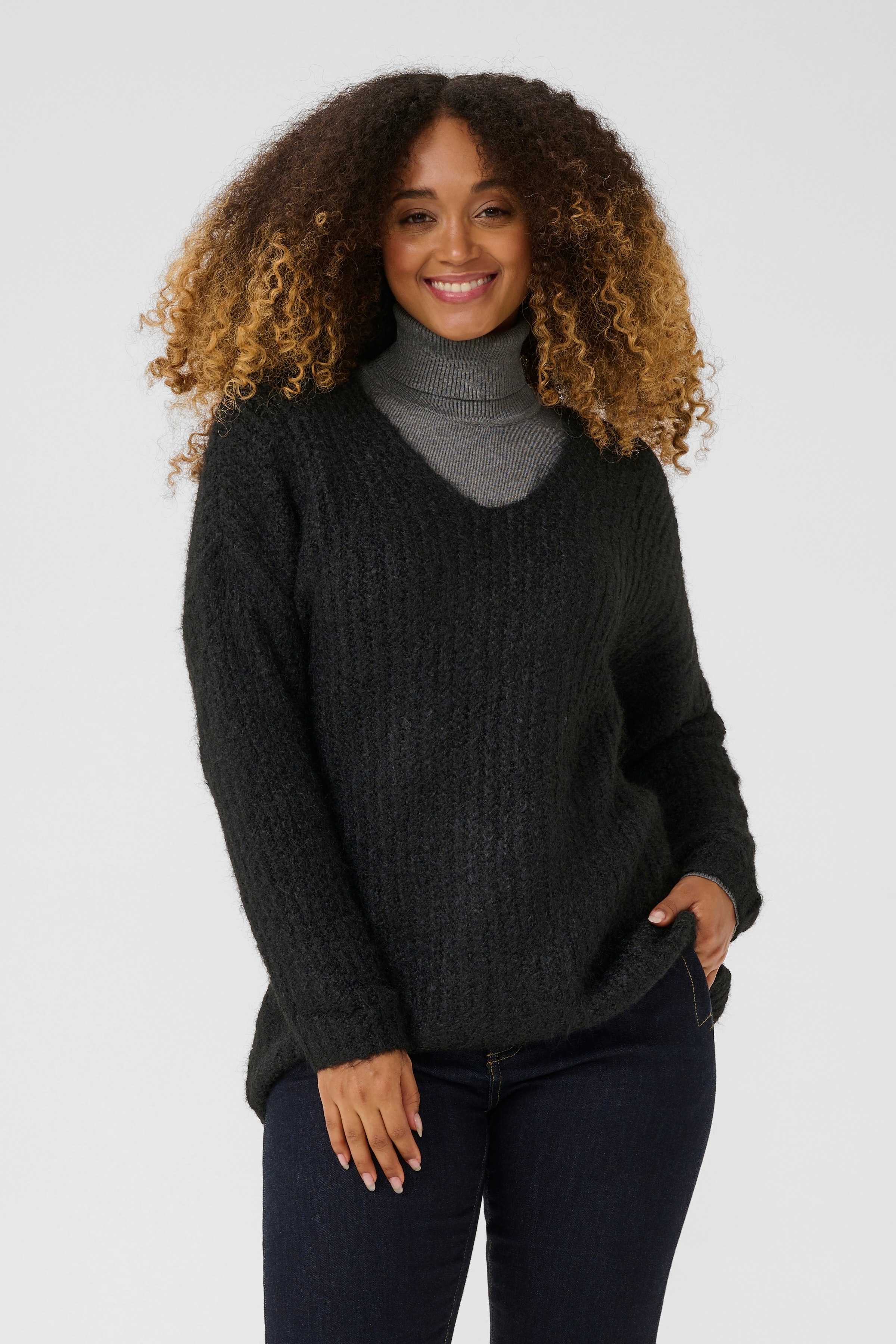 Cubrava stickad tröja LOOKBOOK FRONT 50109921-500012