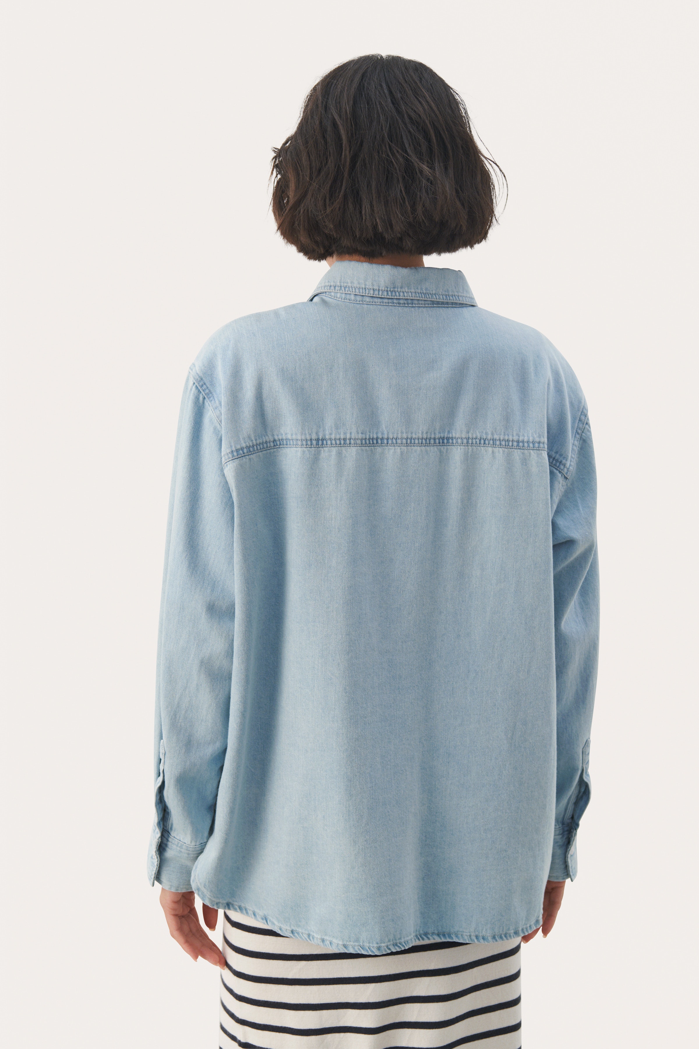 CollettePW Denim shirt LOOKBOOK BACK 30308571-300154