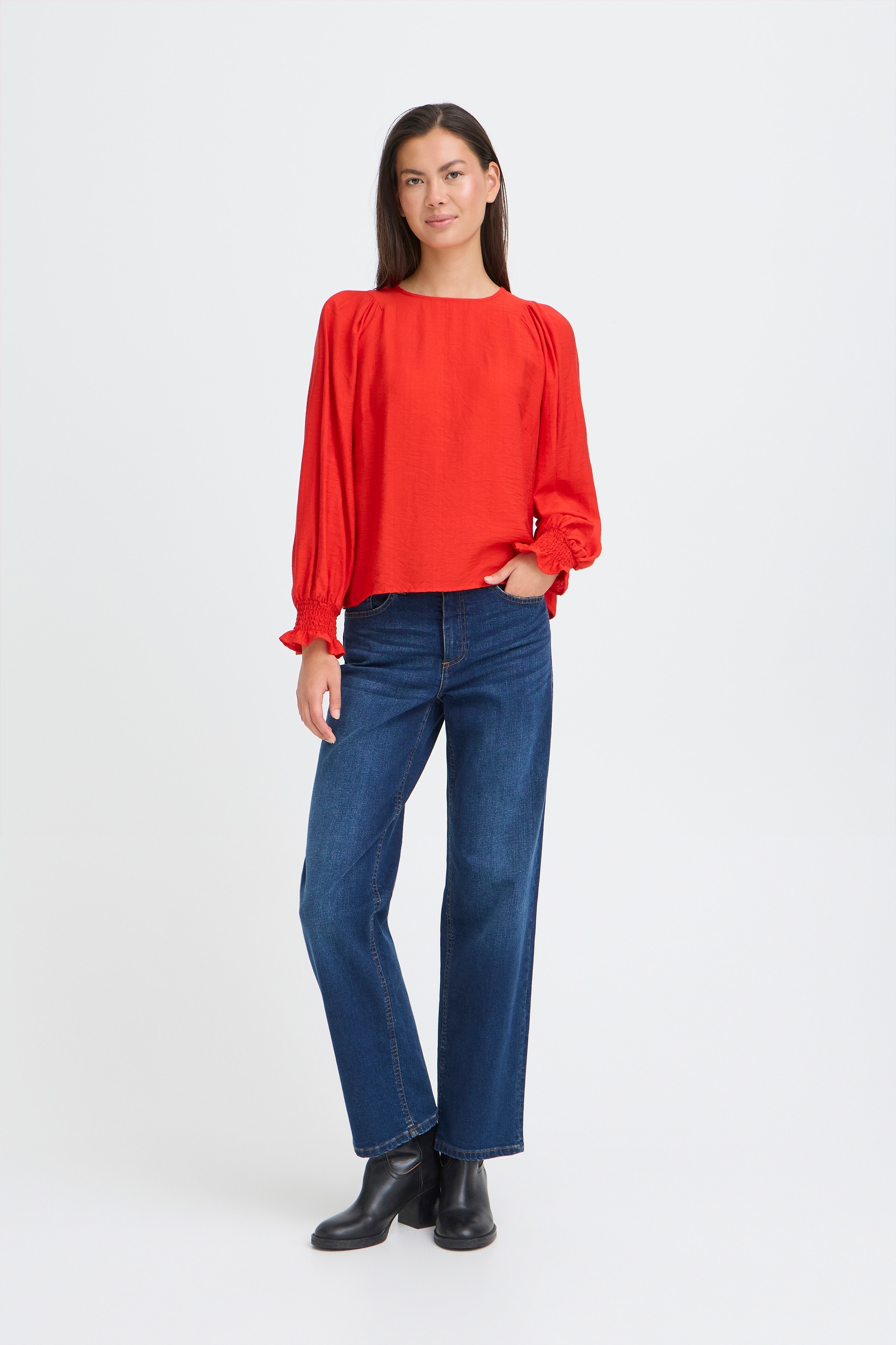 IHWILMA Blouse LOOKBOOK FRONT 20123703-191763