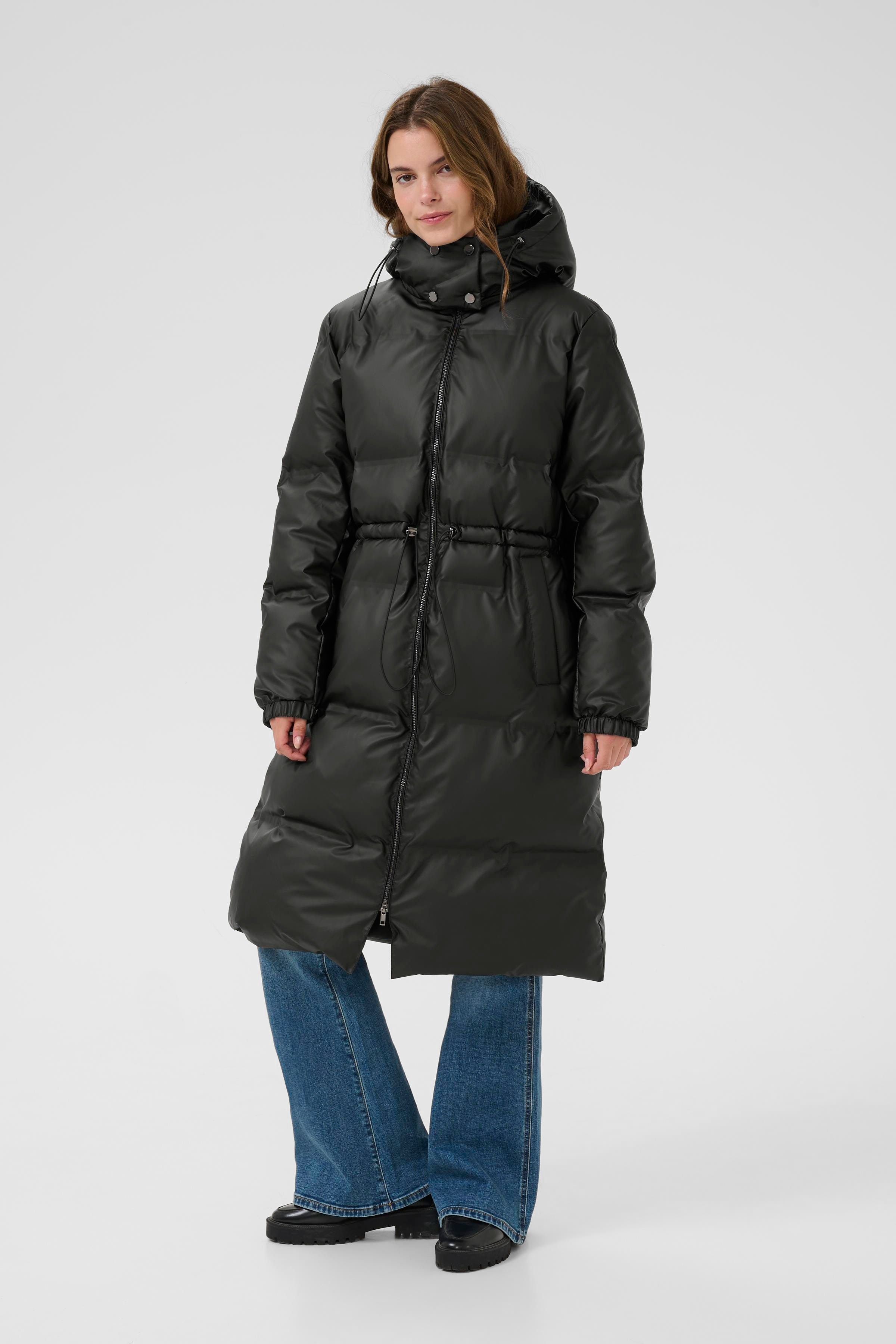 CUcelinda Lang pufferjakke LOOKBOOK FRONT 50112029-500012