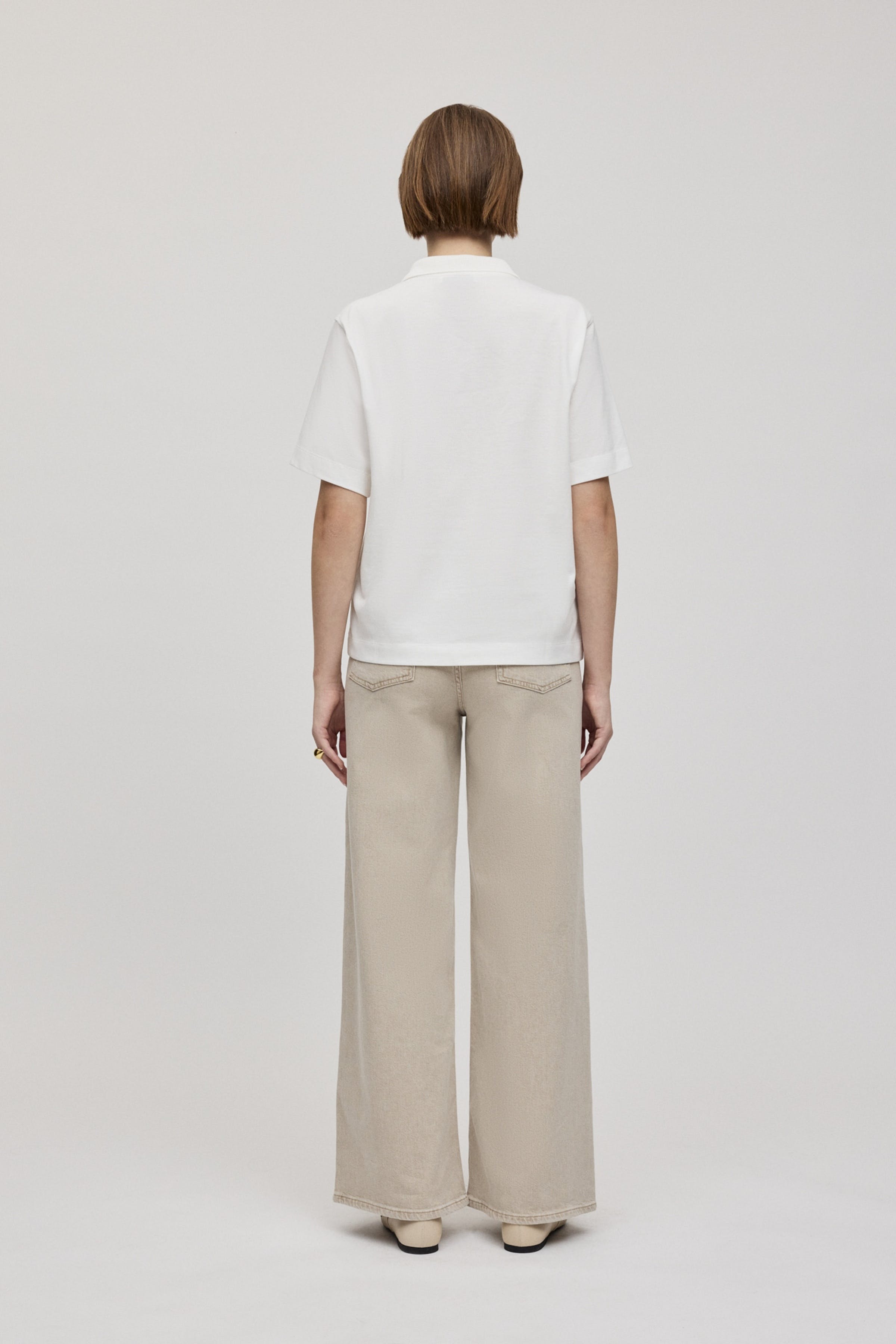 Fabiola T-shirt LOOKBOOK BACK 30600486-WH010