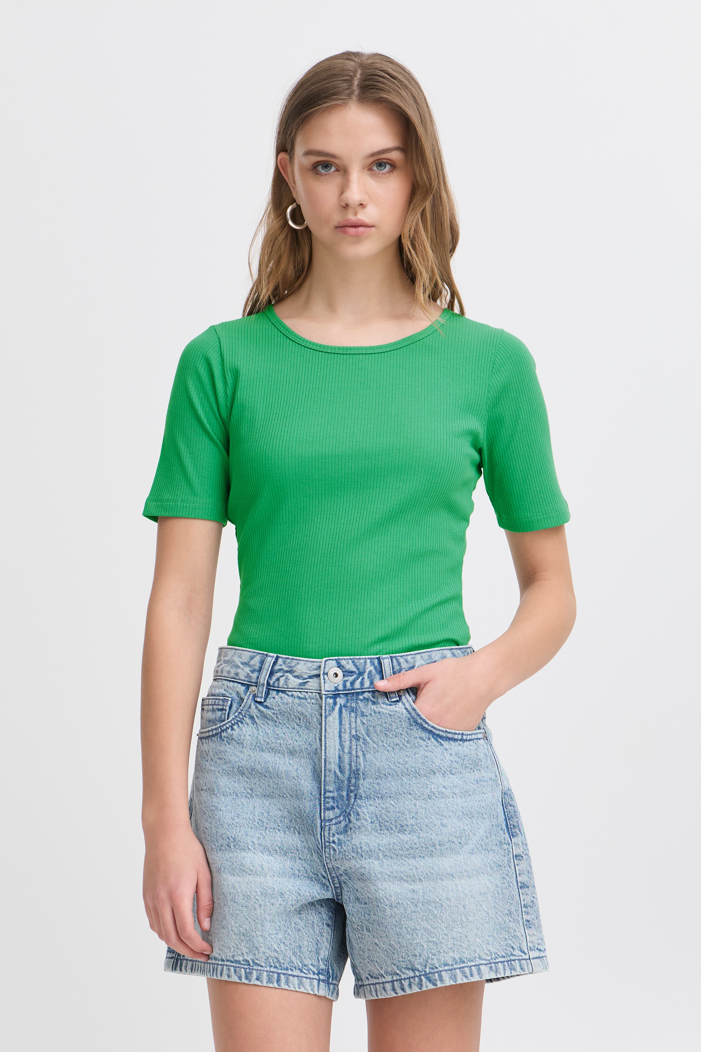 IHPALMER RIB T-shirt LOOKBOOK FRONT 20120343-175923