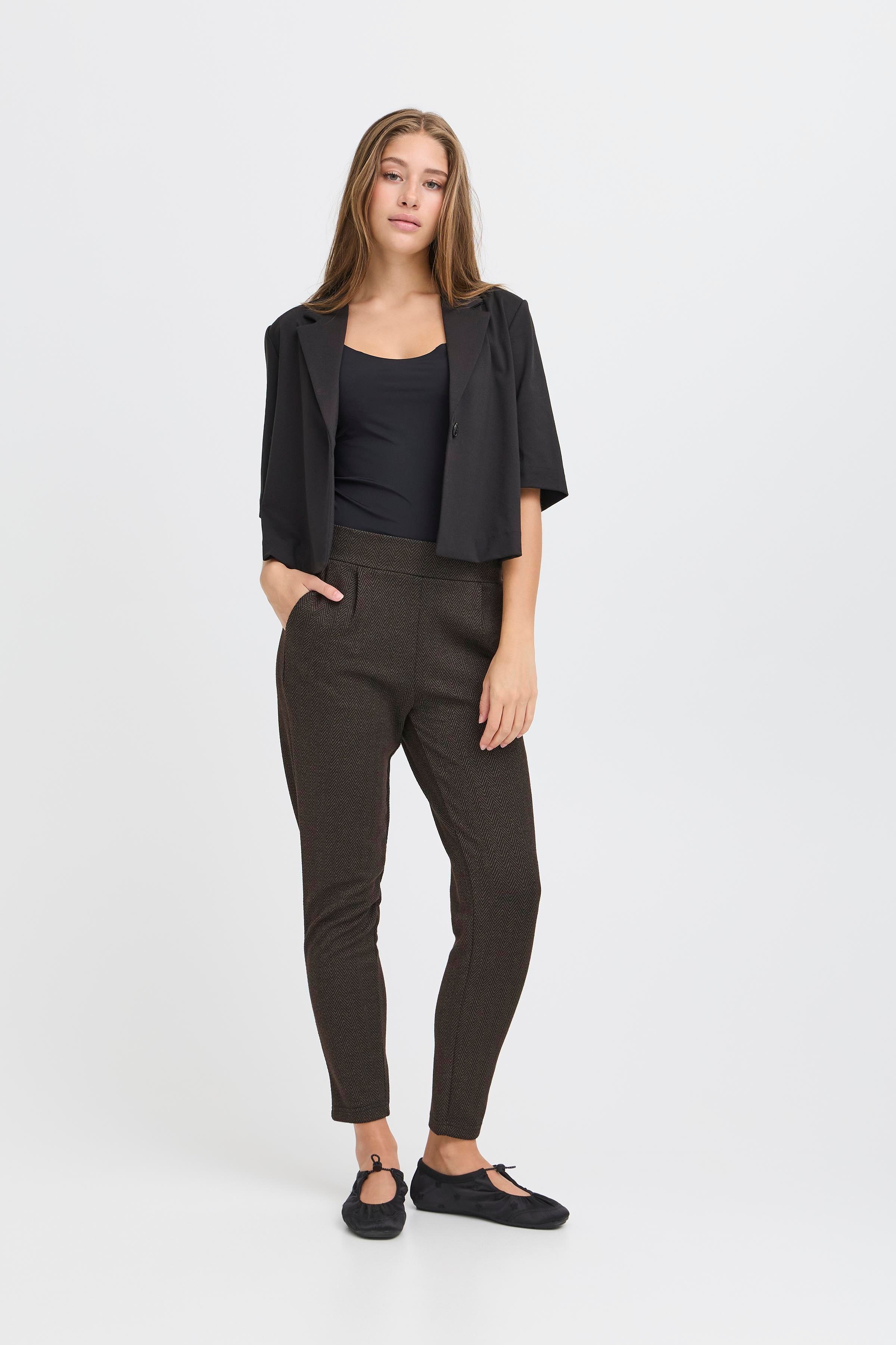 IHKATE JACQUARD Bukser LOOKBOOK FRONT 20121601-900001779