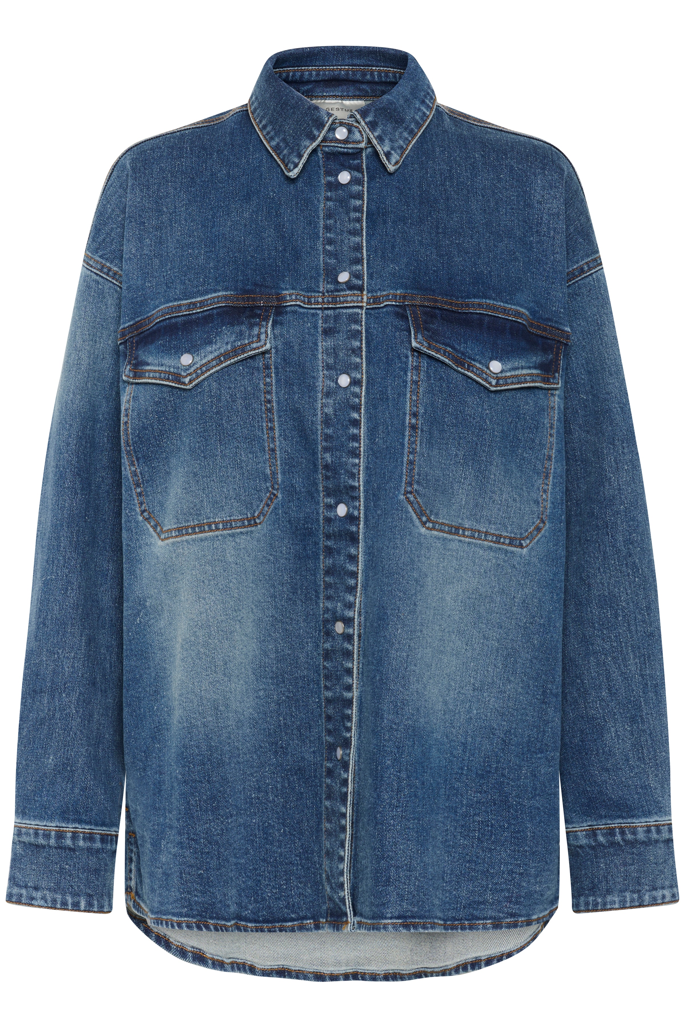 GZviva Denimskjorta PACK FRONT 10910575-108303