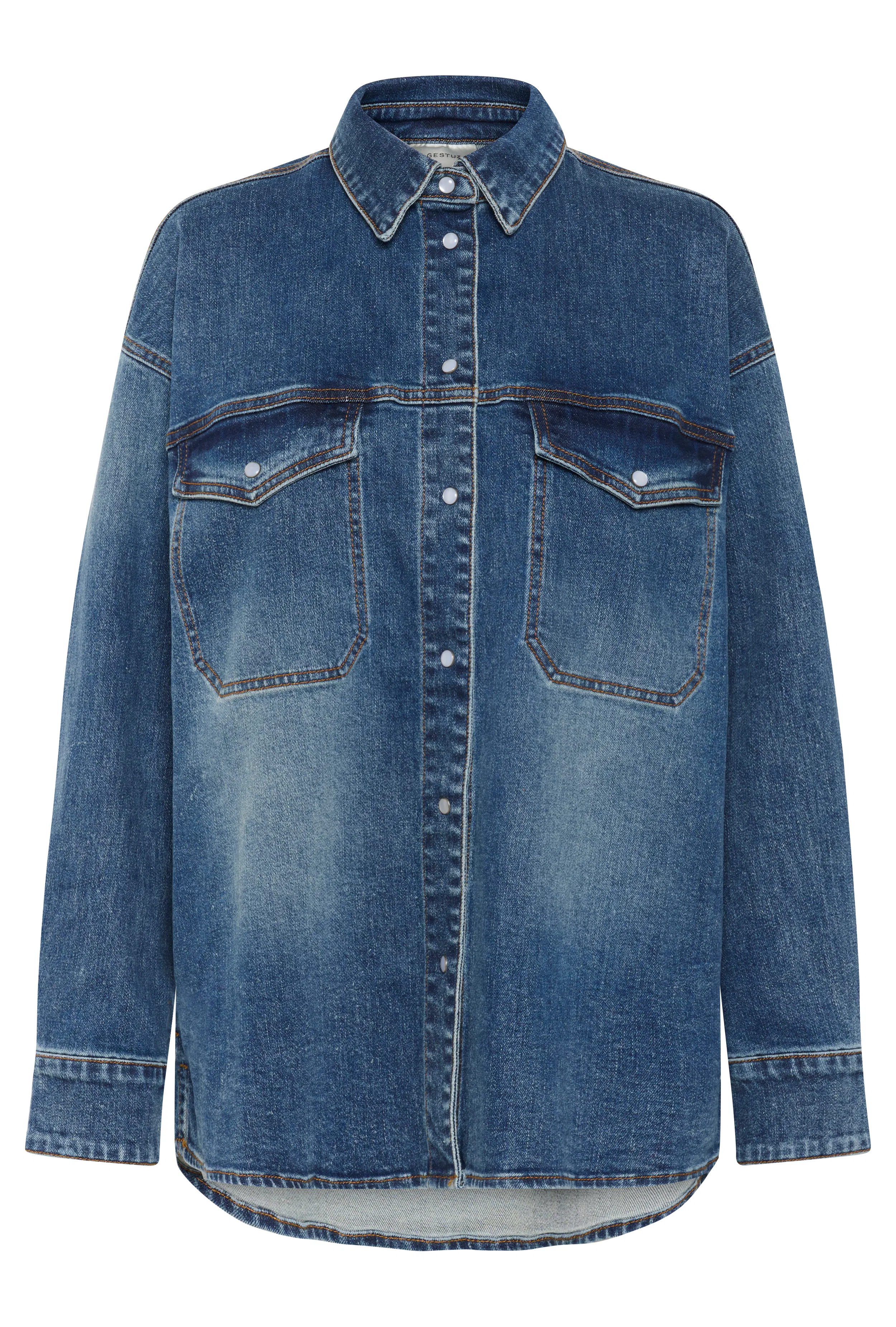 GZviva Denimskjorte PACK FRONT 10910575-108303