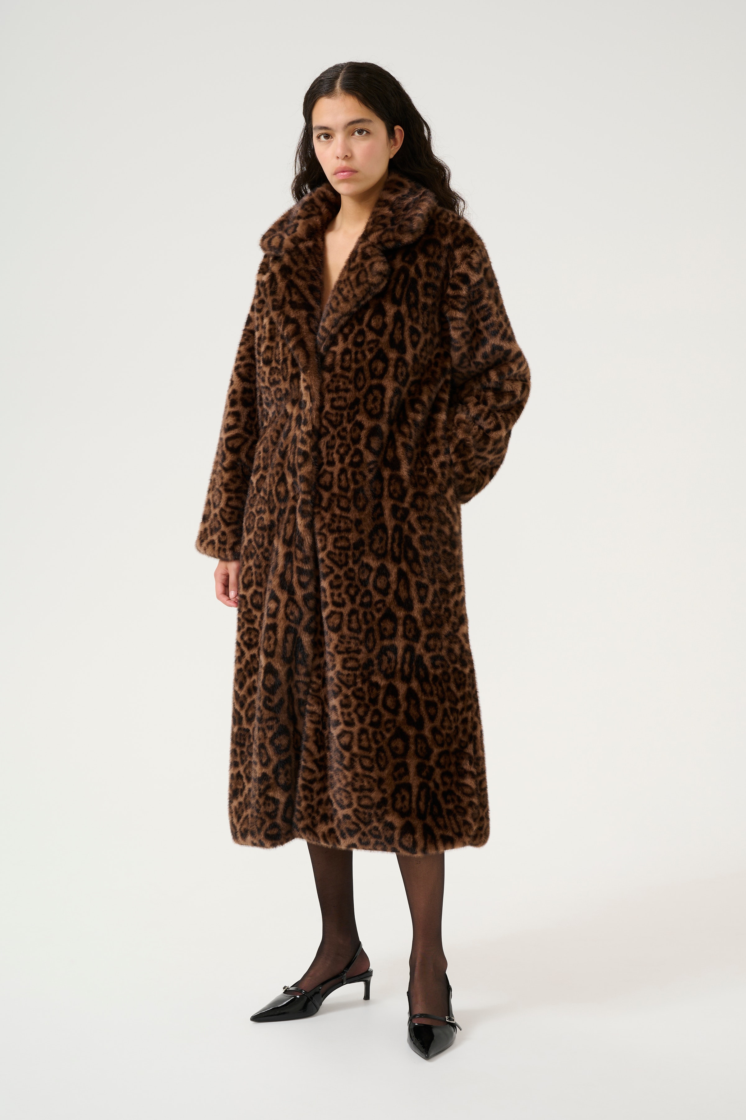 KBTira Leopard Faux Fur coat LOCATION NONE 10105448-103153