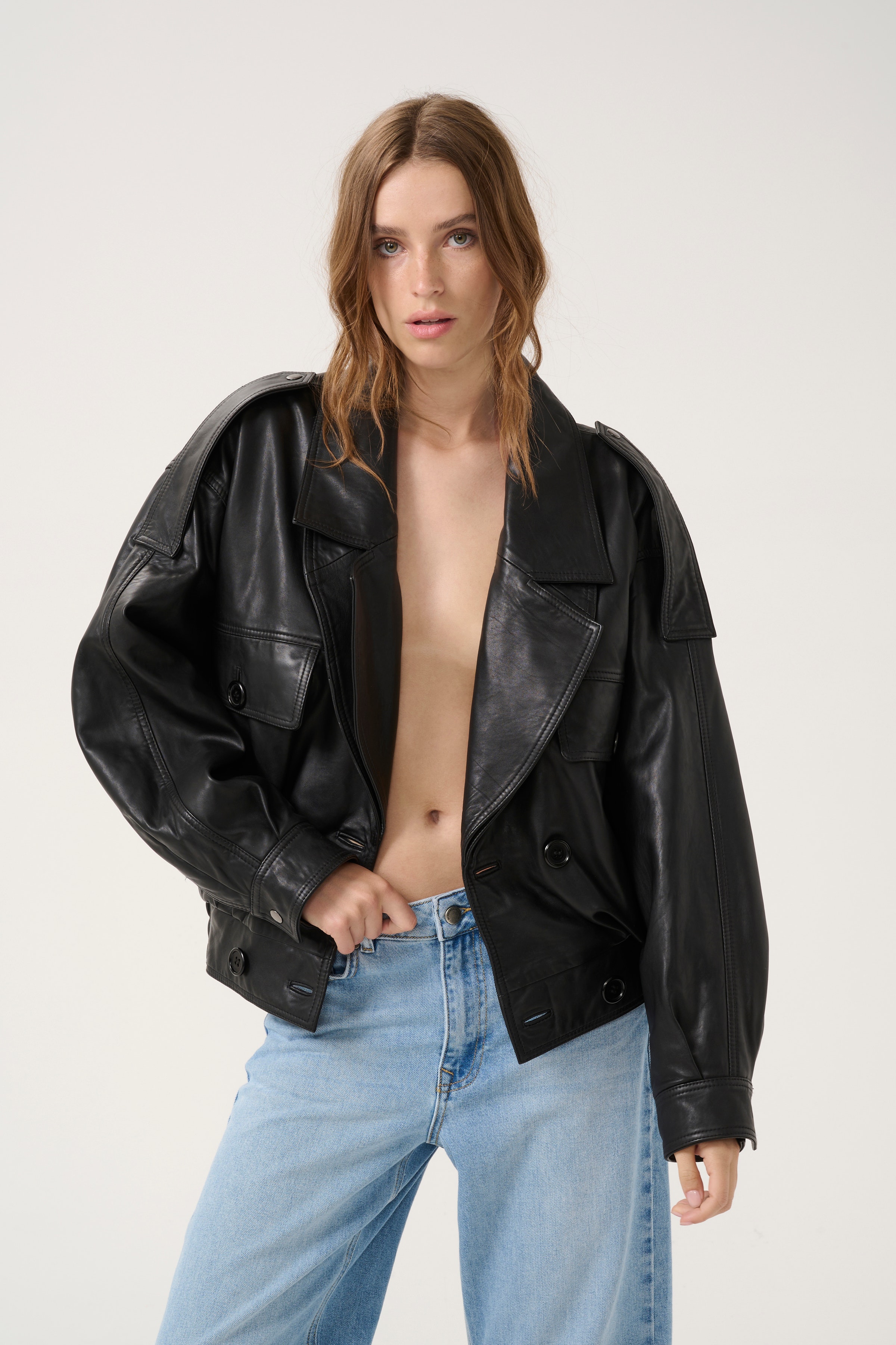 JackieMW leather jacket LOOKBOOK FRONT 10705104-100031