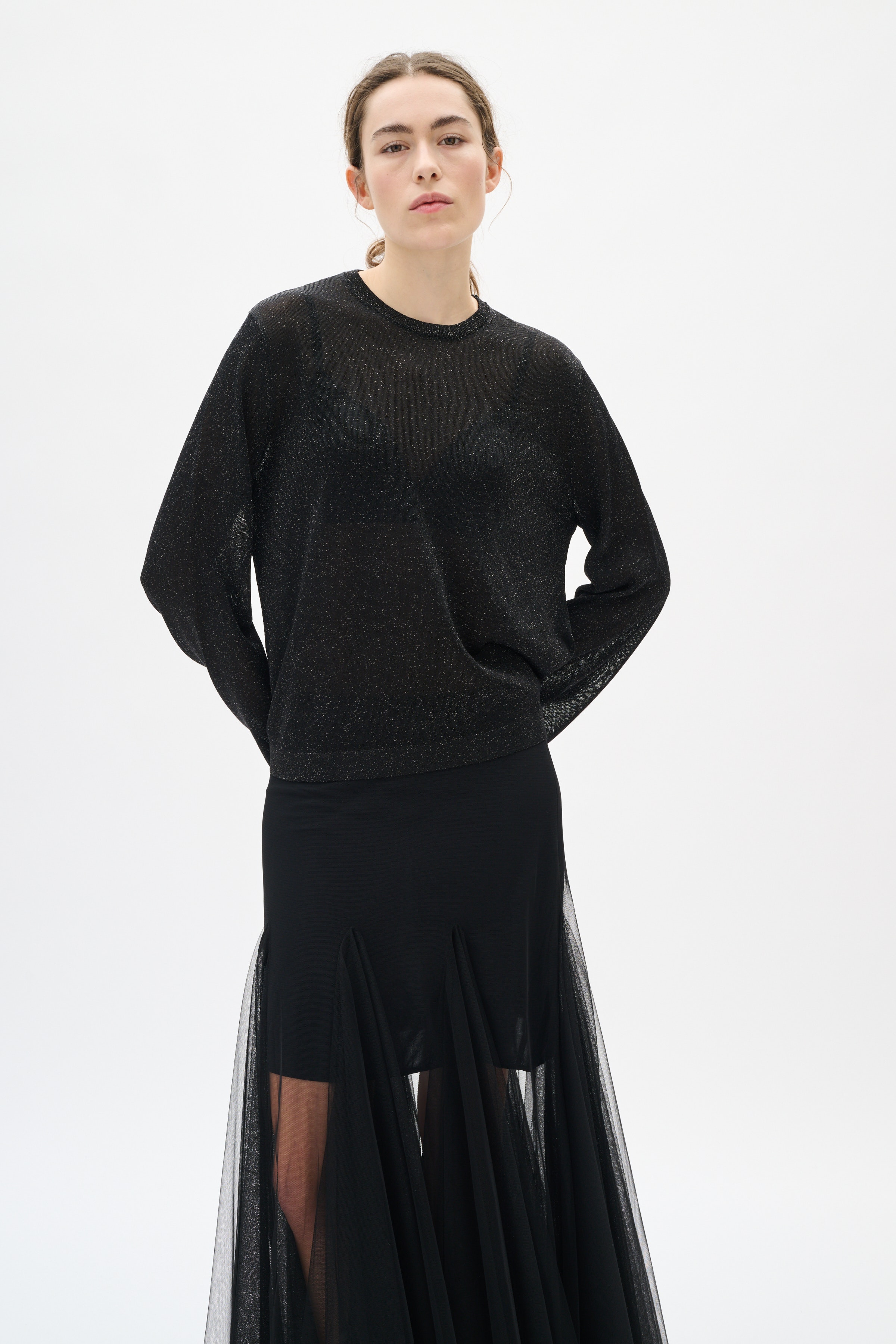 ThaniIW glitter Pullover LOOKBOOK FRONT 30109764-194008