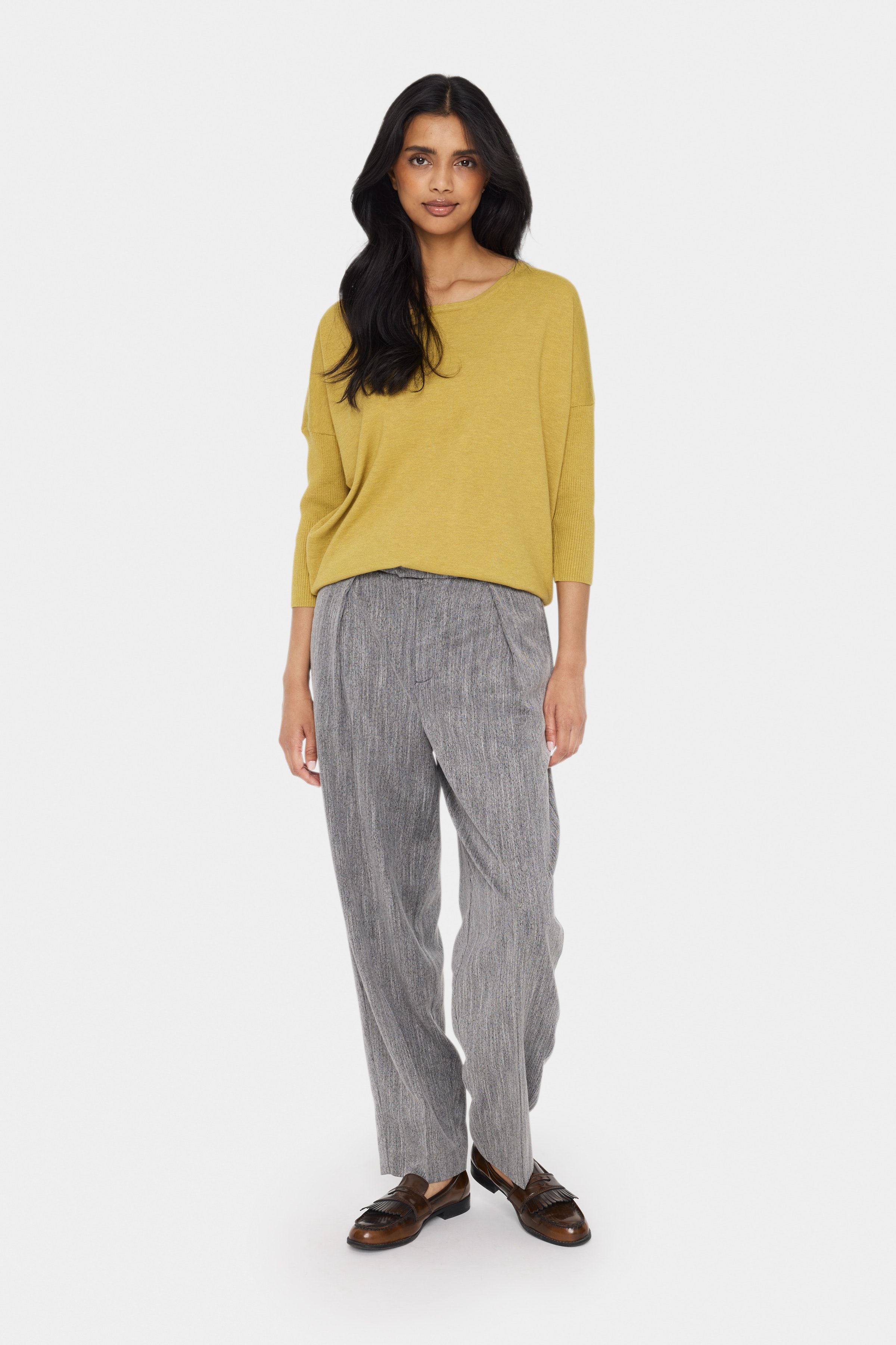 MilaSZ R-Neck Pullover LOOKBOOK FRONT 30500003-1607371