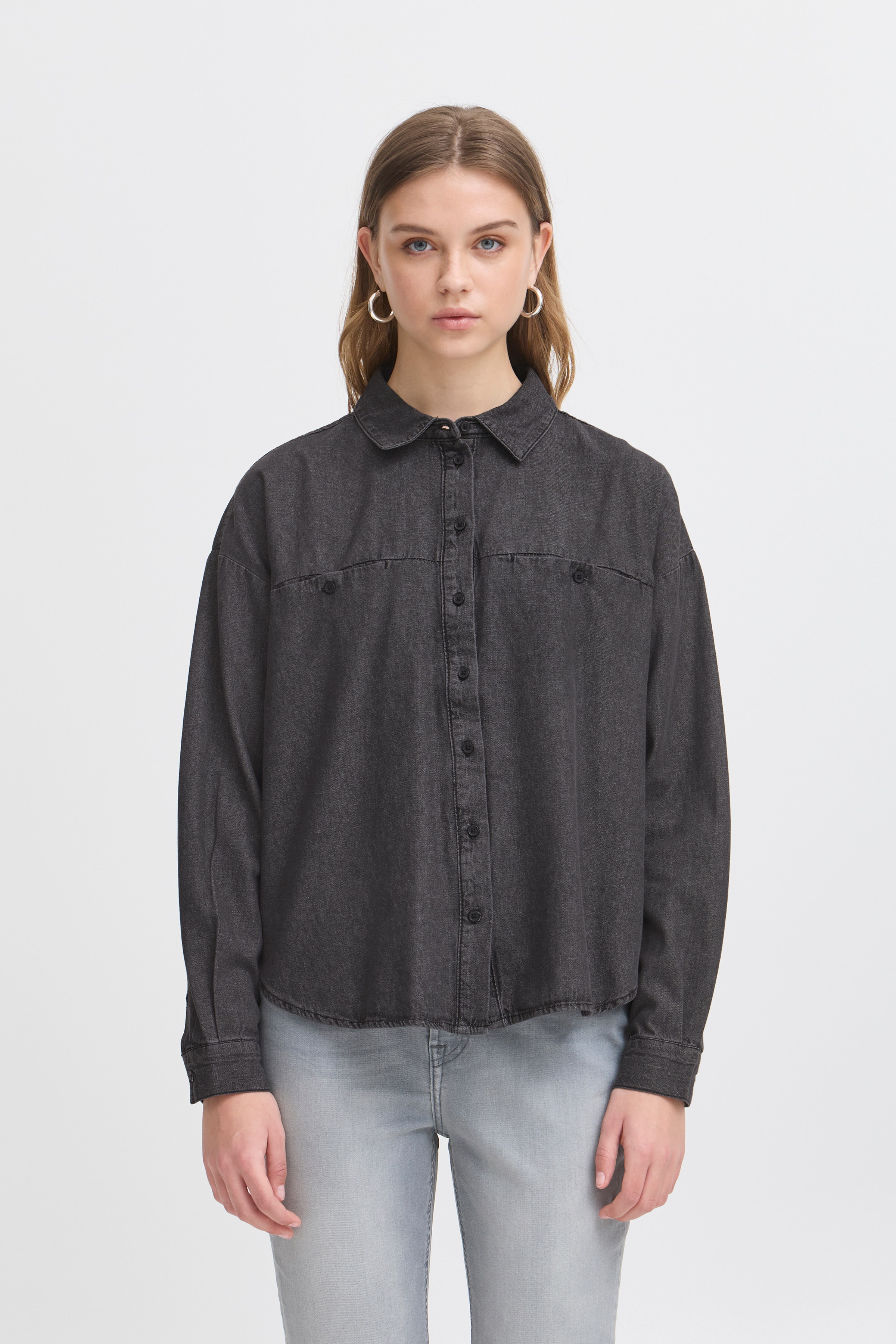 IHARCHER Denim shirt LOOKBOOK FRONT 20122389-200341