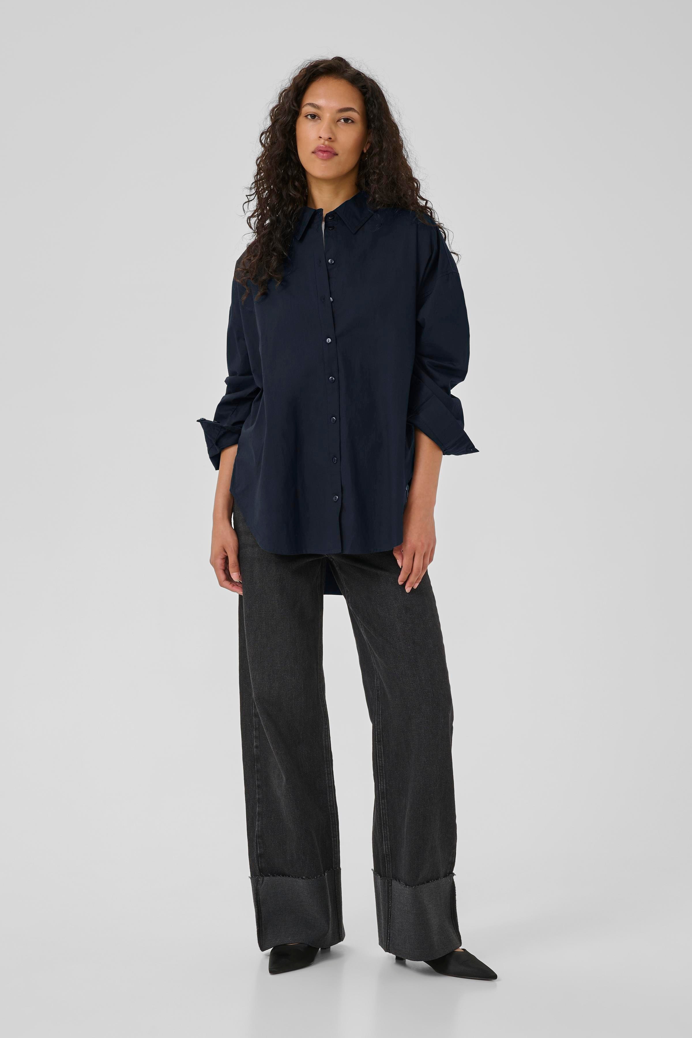 SunnaMW Boxy Skjorte LOOKBOOK FRONT 10705021-100031