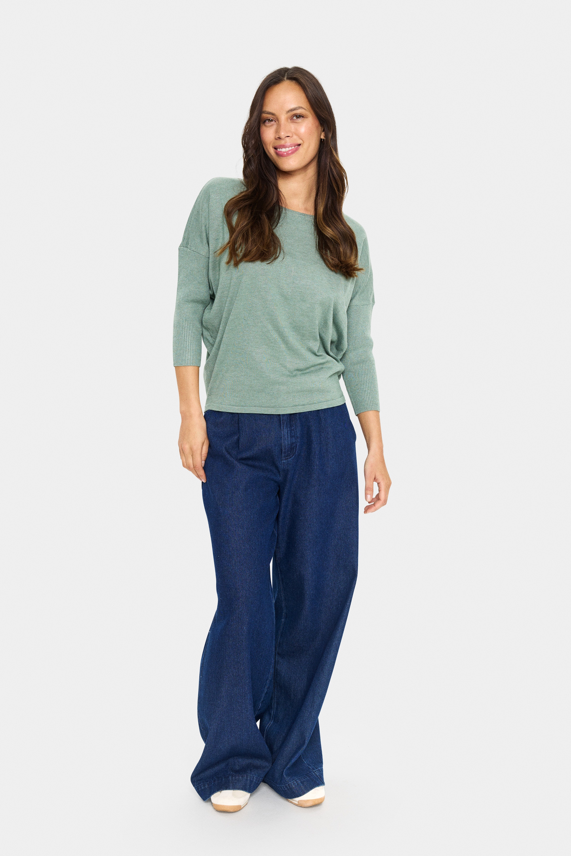 MilaSZ R-Neck Pullover LOOKBOOK FRONT 30500003-1658101