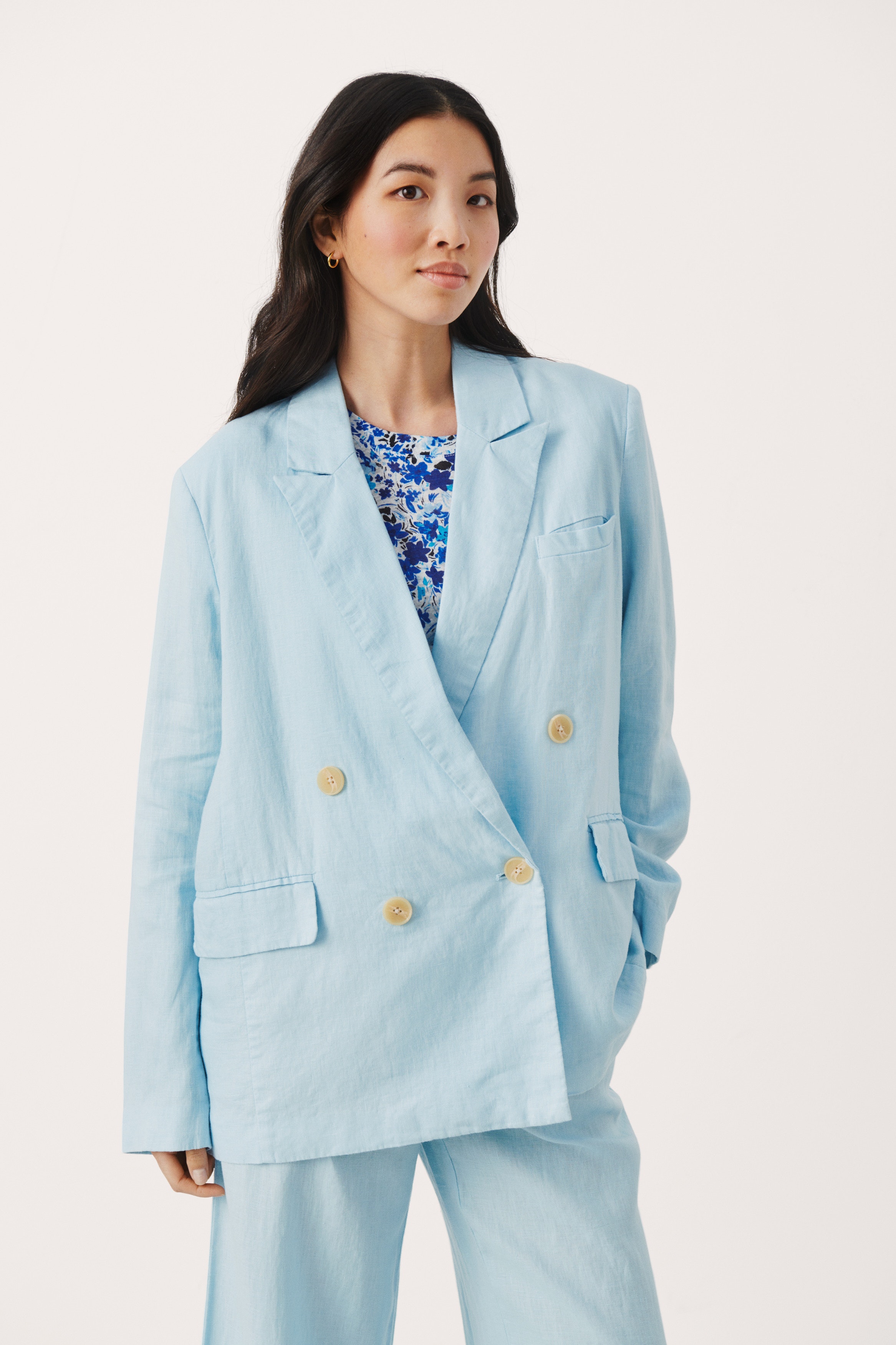 SonjasPW Hør Blazer LOOKBOOK FRONT 30307749-134411