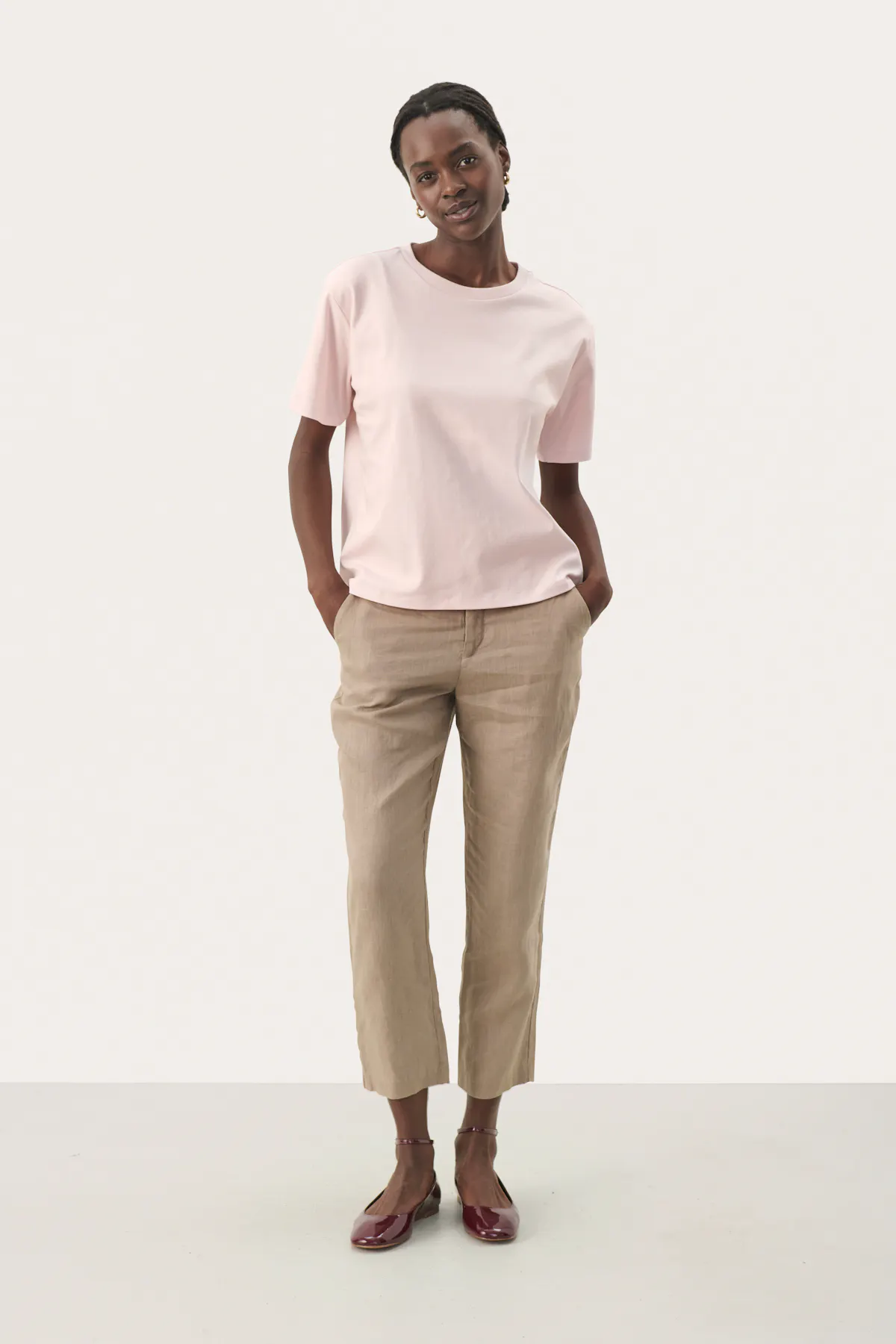 Nahluapw T-Shirt Mauve Chalk