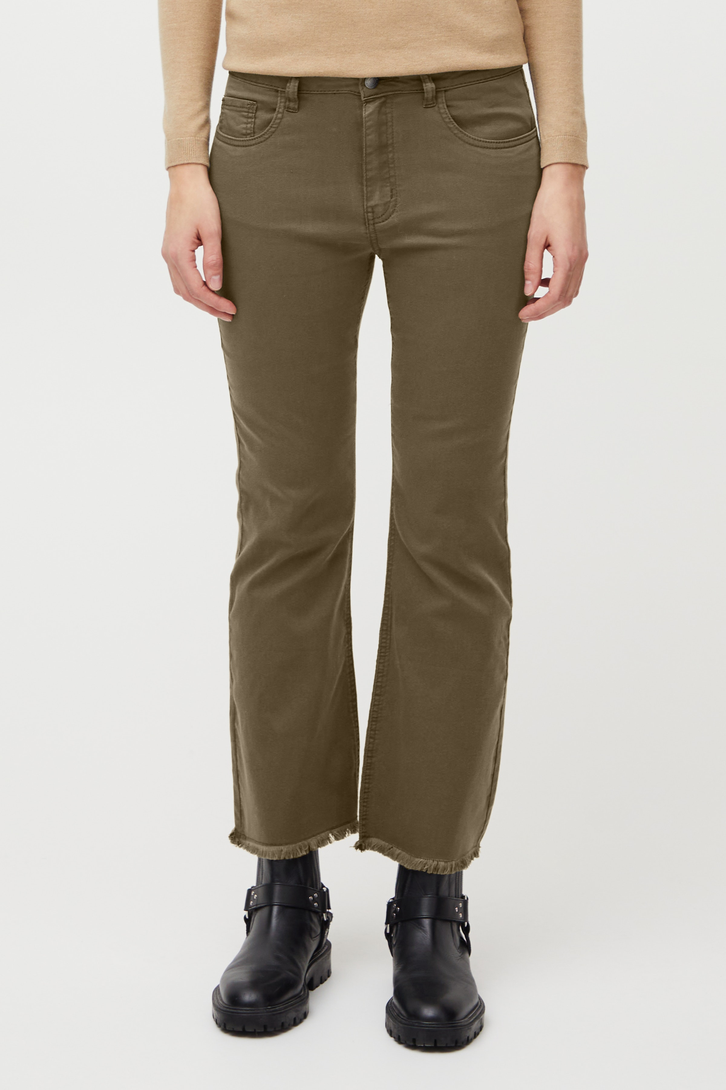 PZROSITA High Waist Kick Flared Leg Byxor LOOKBOOK FRONT 50207869-190510