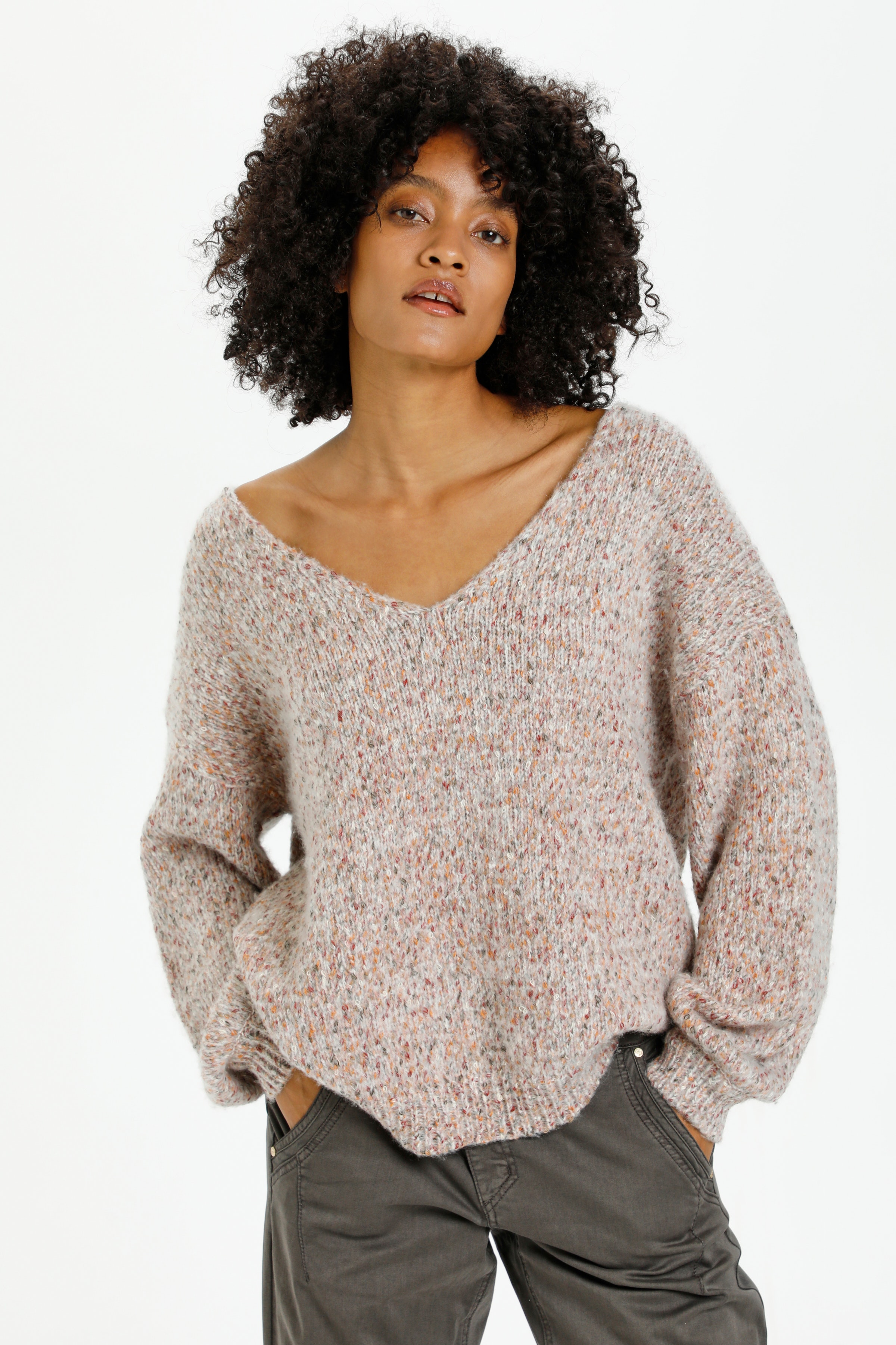 CRKiara Stickad cardigan LOOKBOOK FRONT 10608635-101679