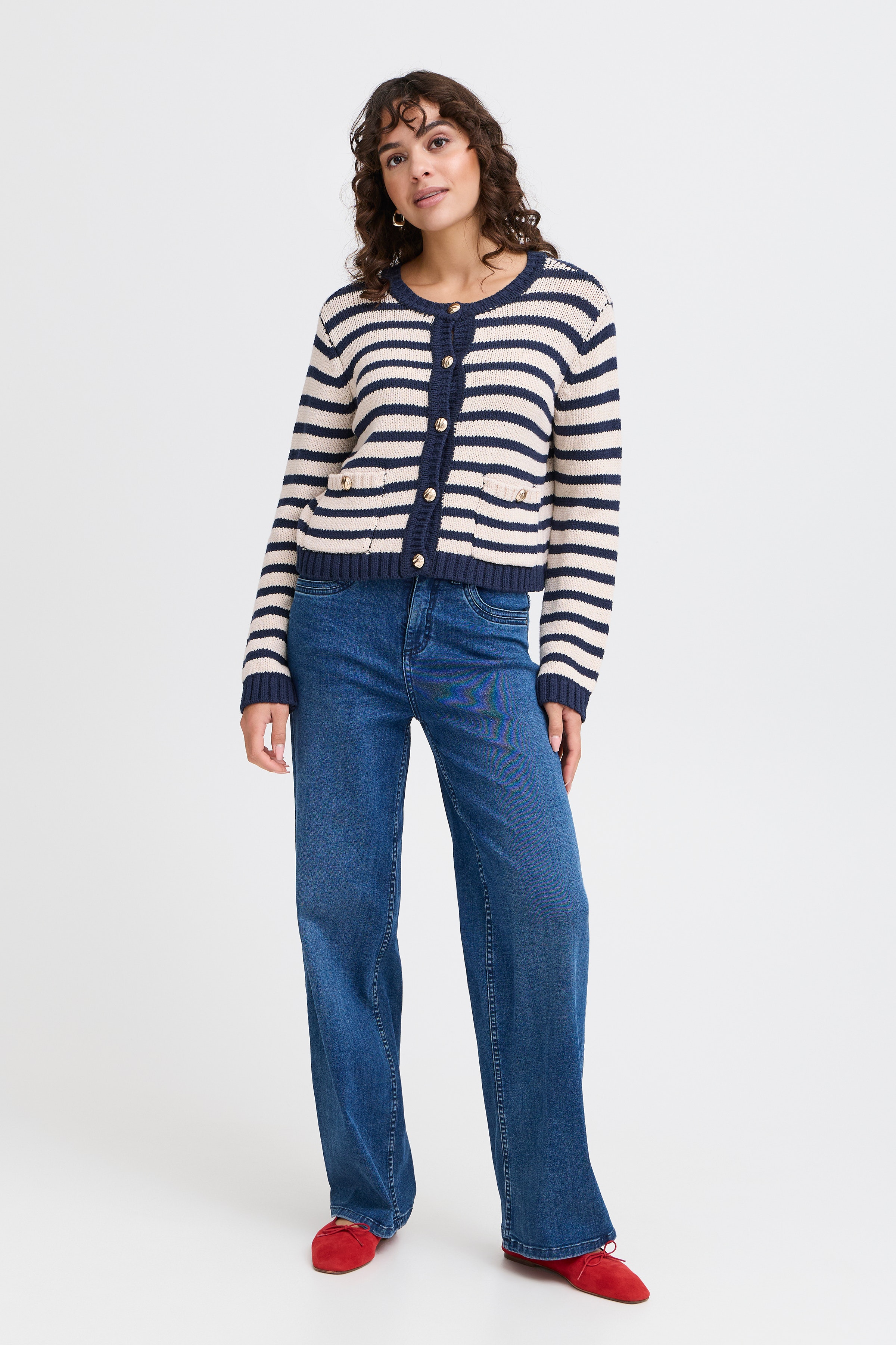 FRBELINDA CAR 1 Strickjacke LOOKBOOK FRONT 20615113-204025