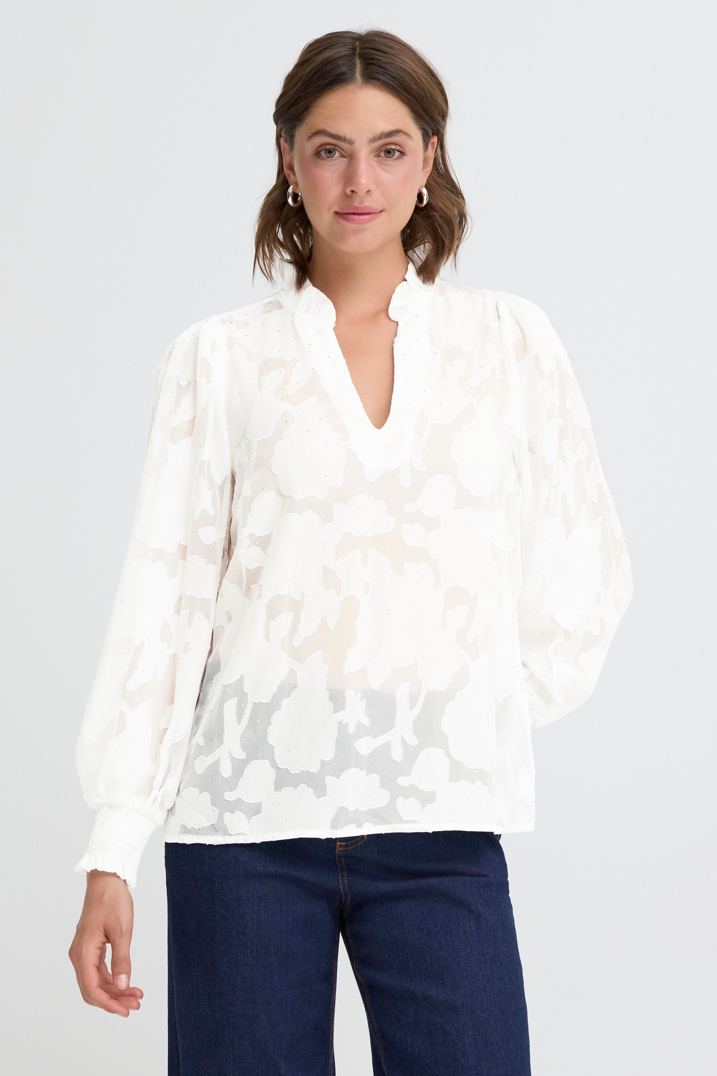 FRRHINESTONE Bluse LOOKBOOK FRONT 20617287-114800