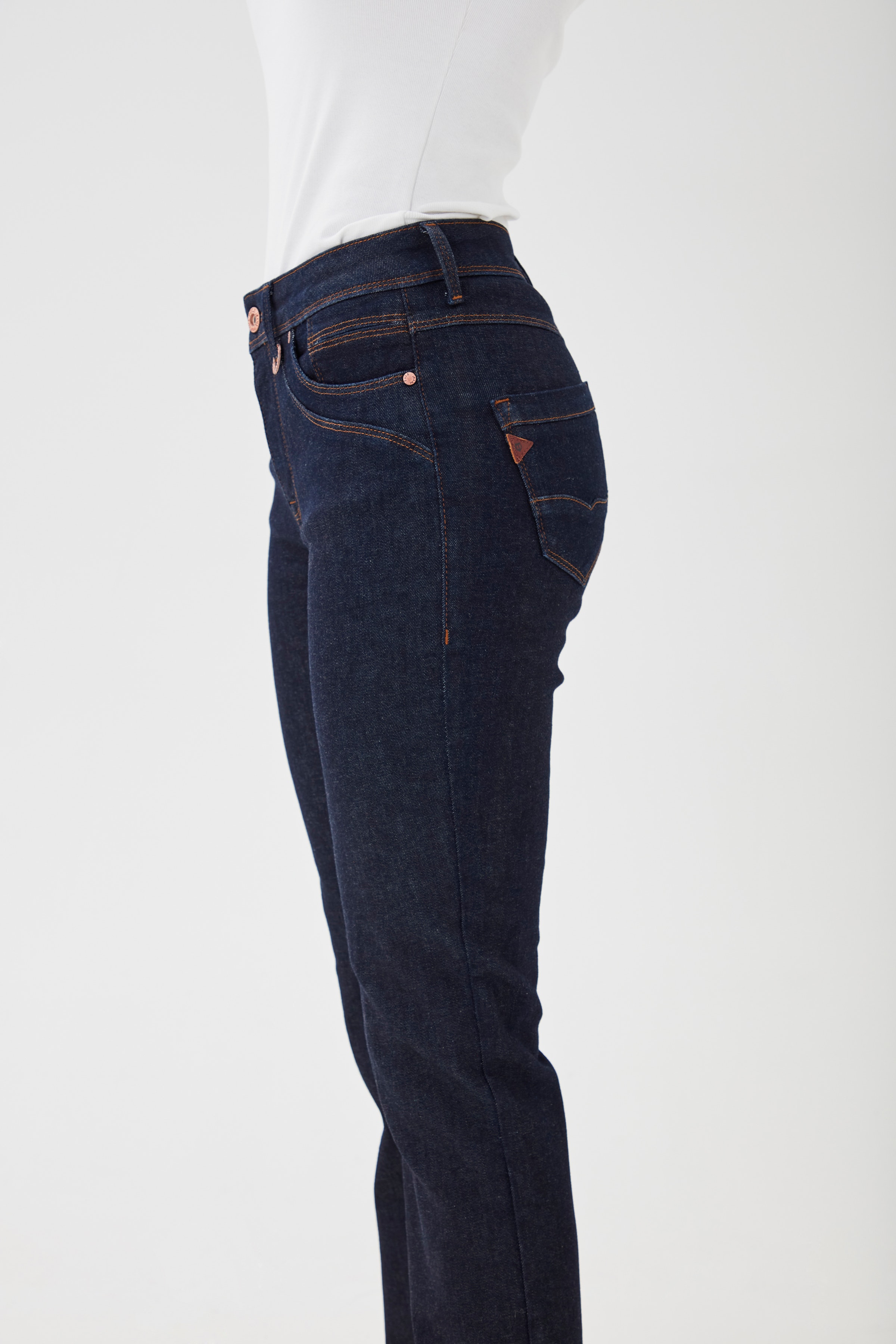 PZKAROLINA HW Jeans Straight Leg LOCATION NONE 50205580-200007