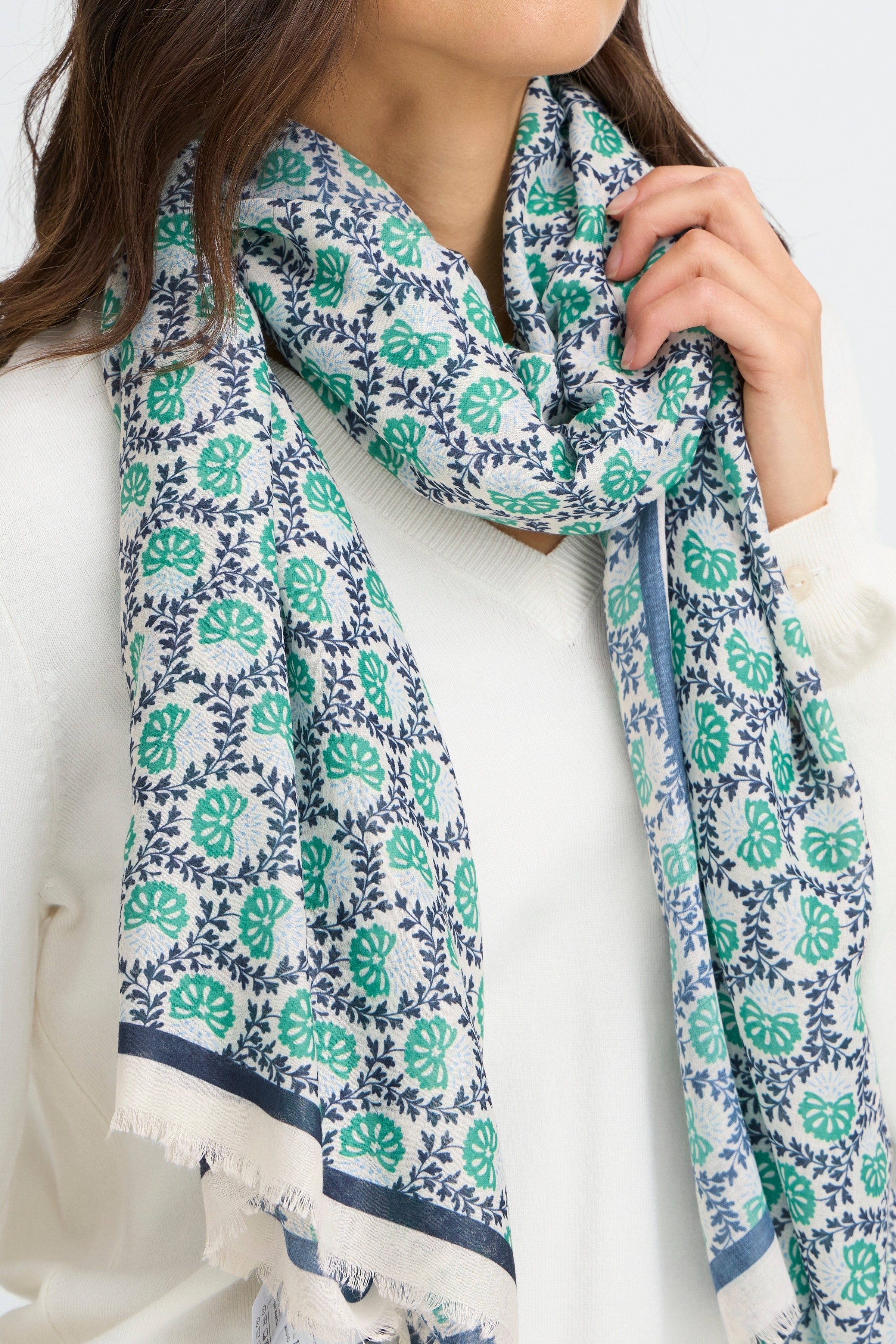 FRSANNI Skjerf LOOKBOOK FRONT 20617647-900004426