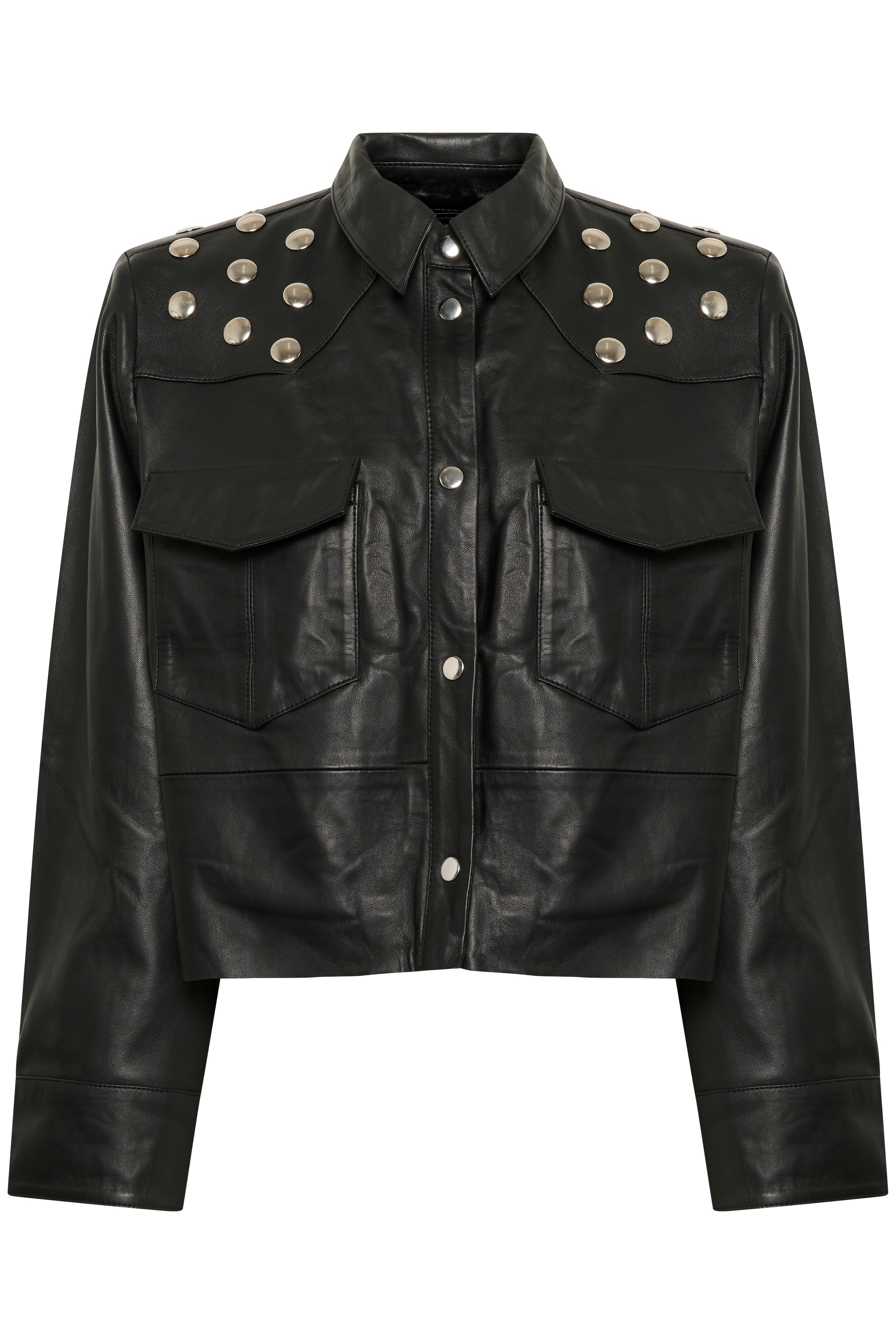 GZrio Leather shirt PACK FRONT 10910464-100017