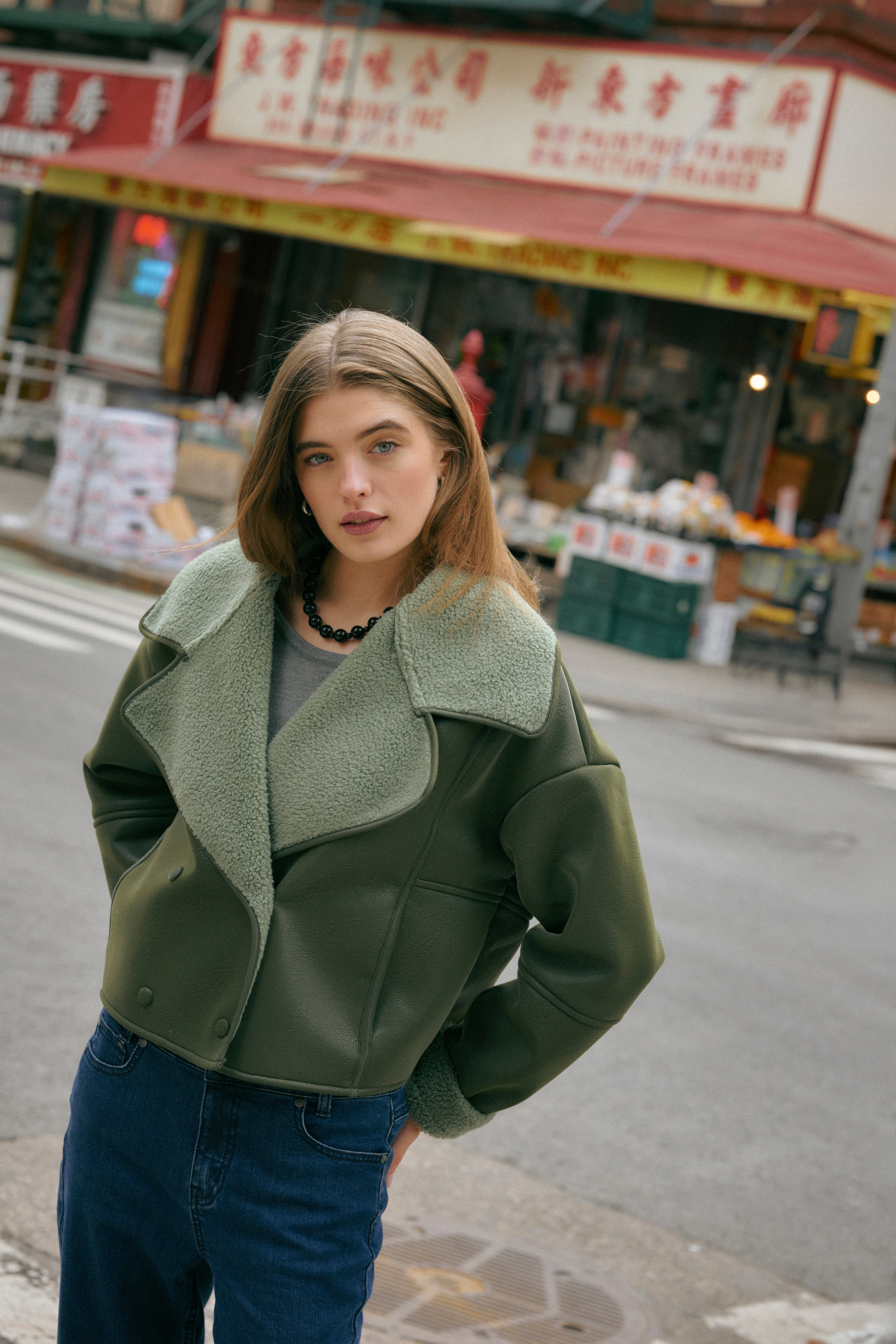 CUlenny Aviatorjakke LOCATION NONE 50112277-190419