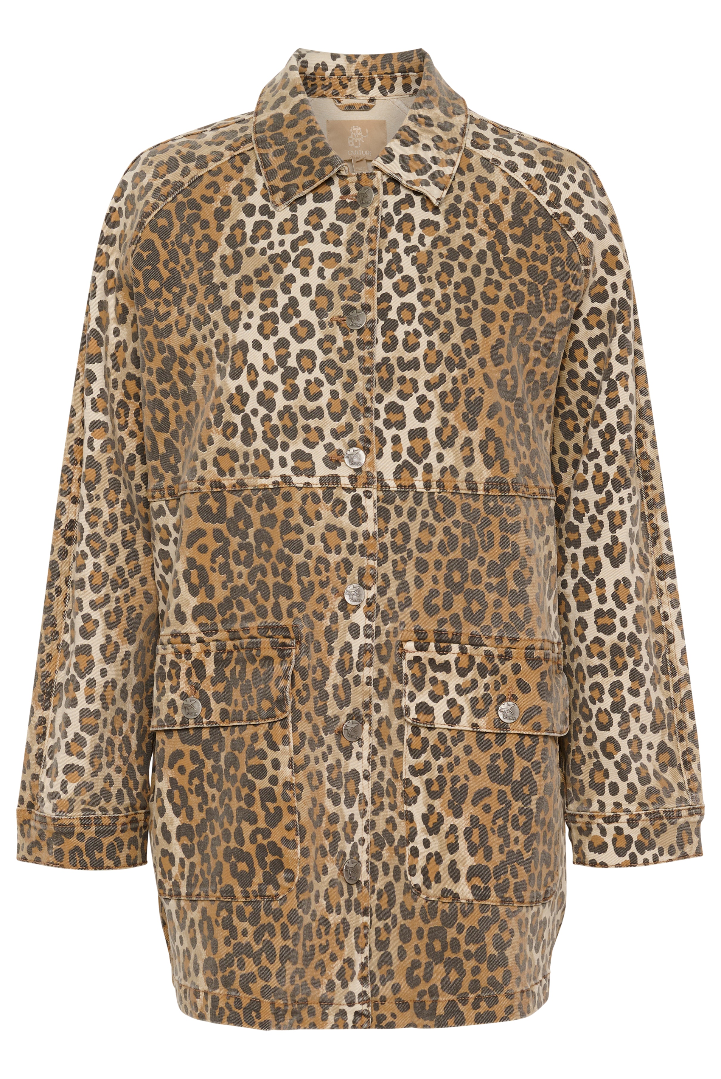 CUaliena Leopard Hemdjacke PACK FRONT 50111657-107355