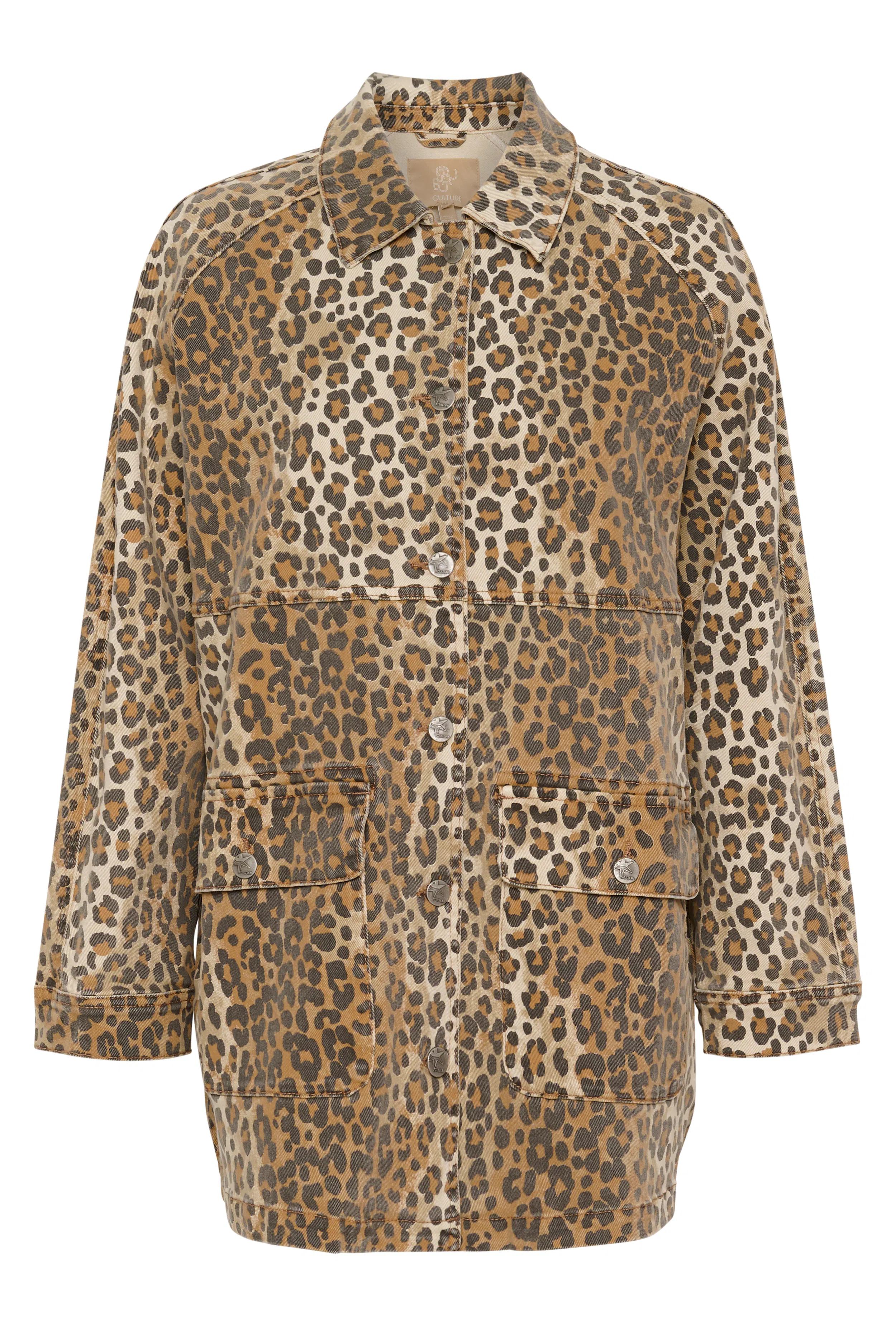 CUaliena Leopard Shirt jacket PACK FRONT 50111657-107355