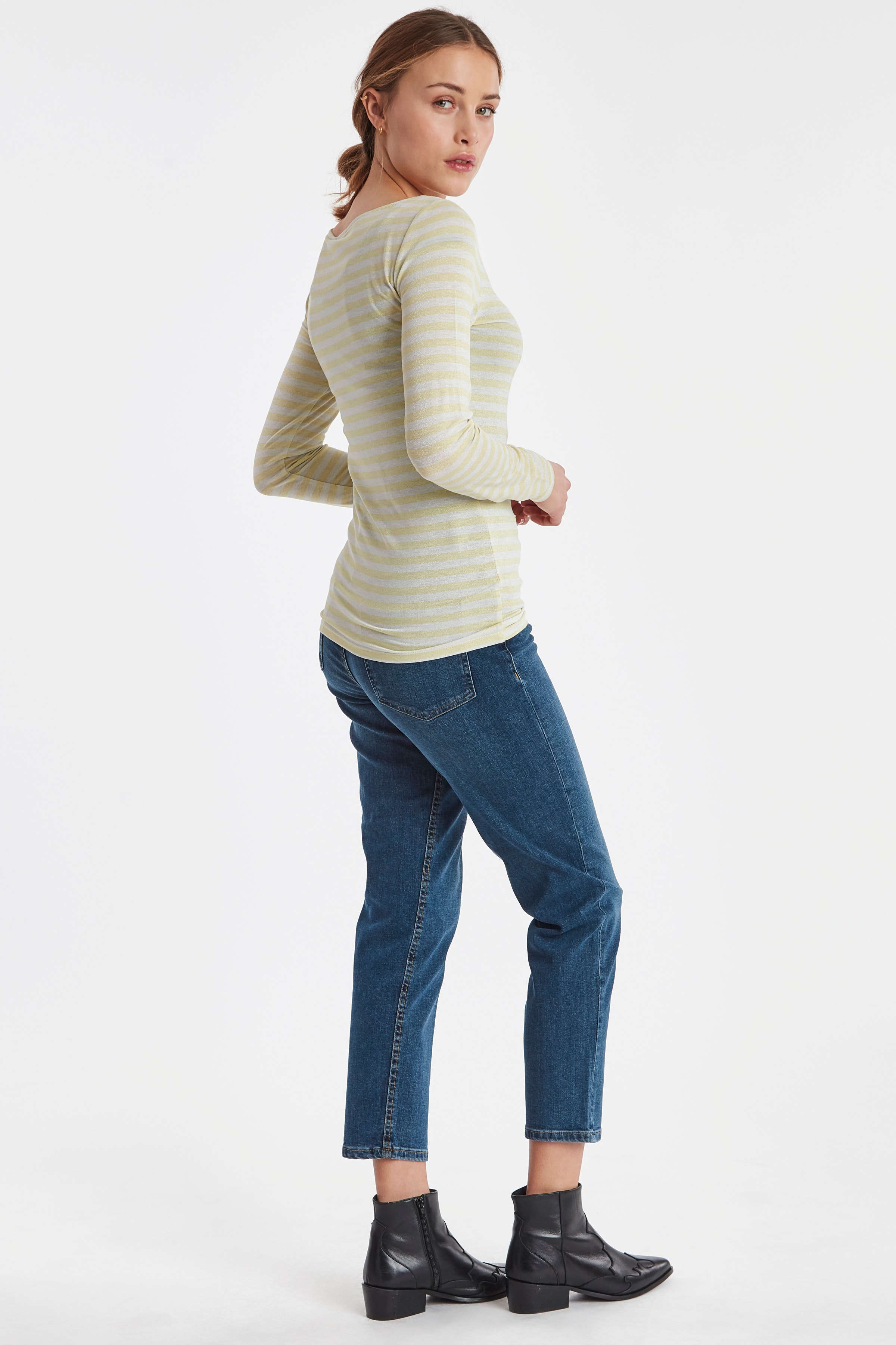 Langærmet T-shirt LOOKBOOK BACK 20111048-17010