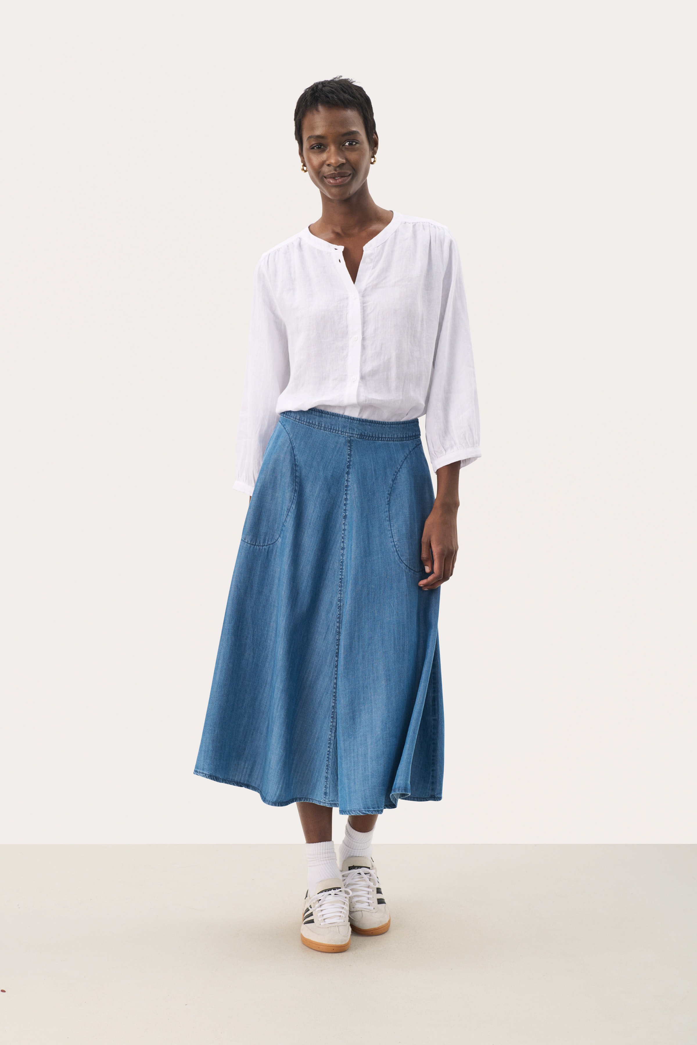 PernillePW Jeansrock LOOKBOOK FRONT 30306819-300156