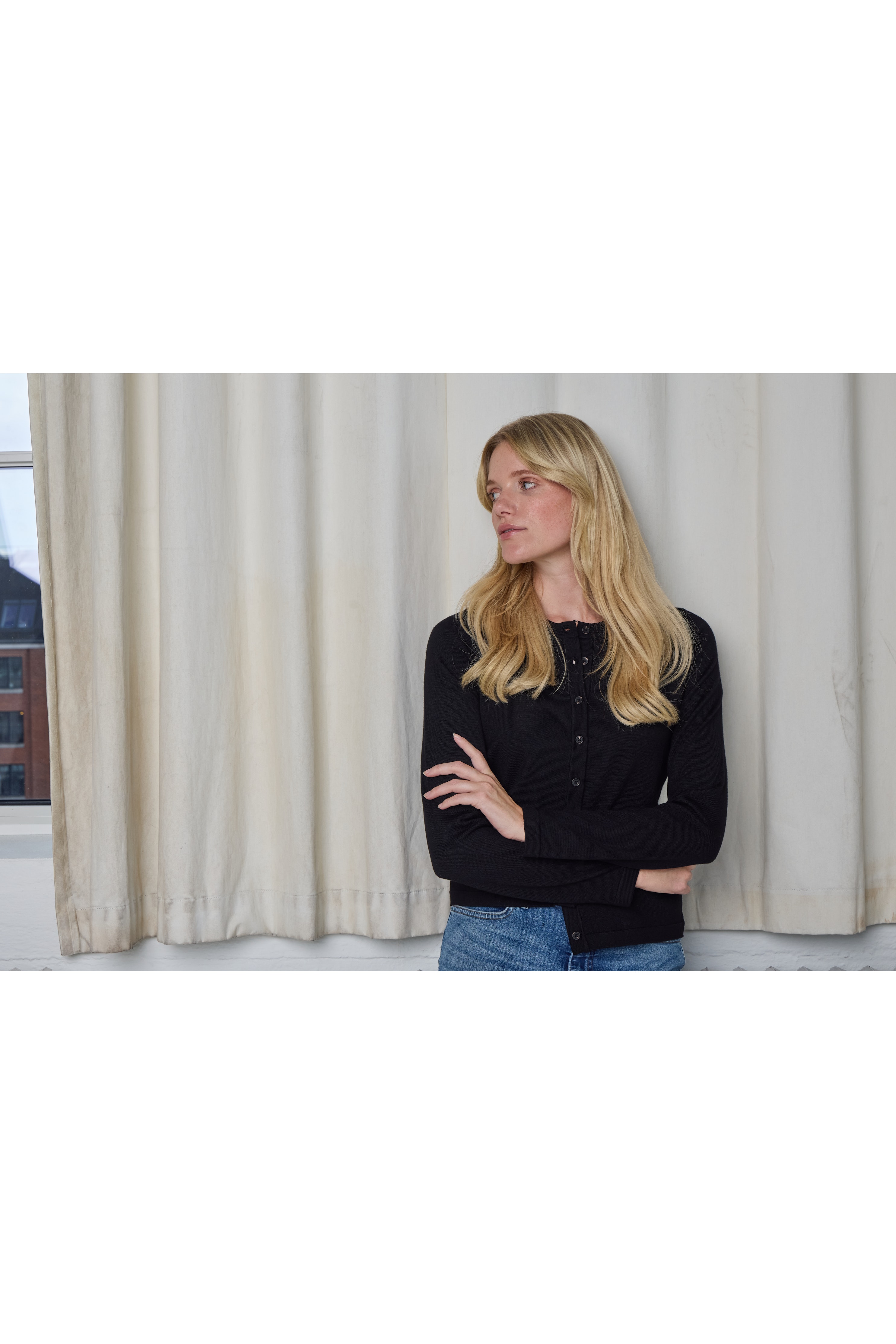 IHLULS O-Neck Cardigan LOCATION NONE 20125808-194008