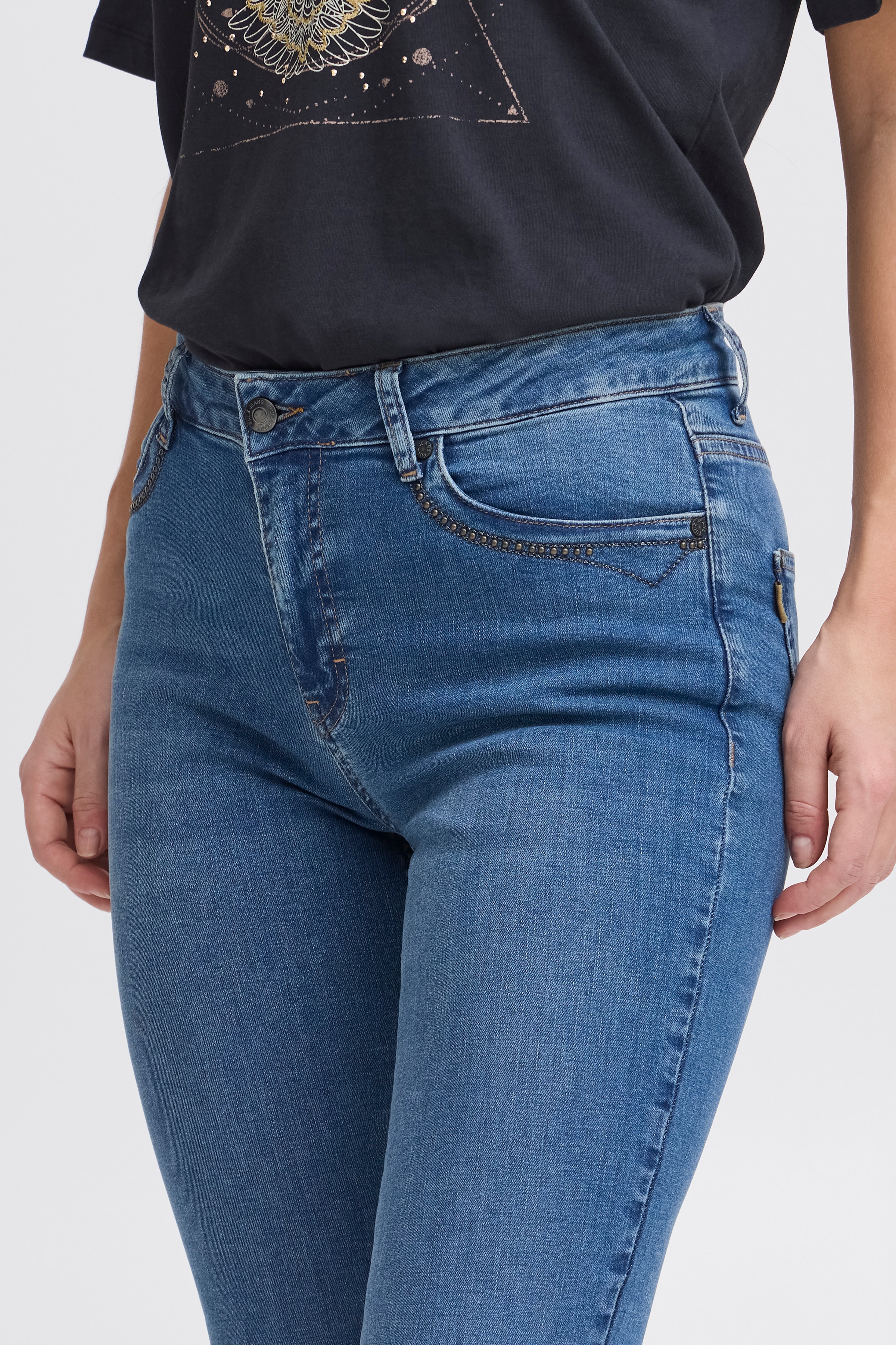 PZEMMA HW Jeans W Deco Straight Leg LOOKBOOK DETAIL 50208263-200005