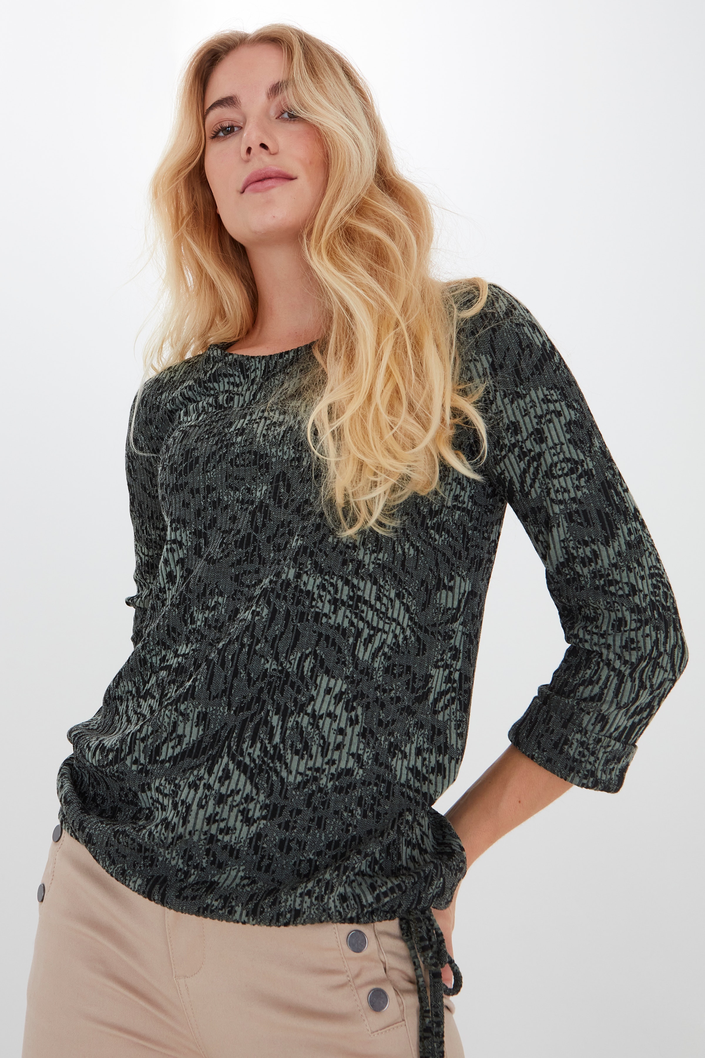 Blouse with long sleeve LOOKBOOK FRONT 20609607-200655