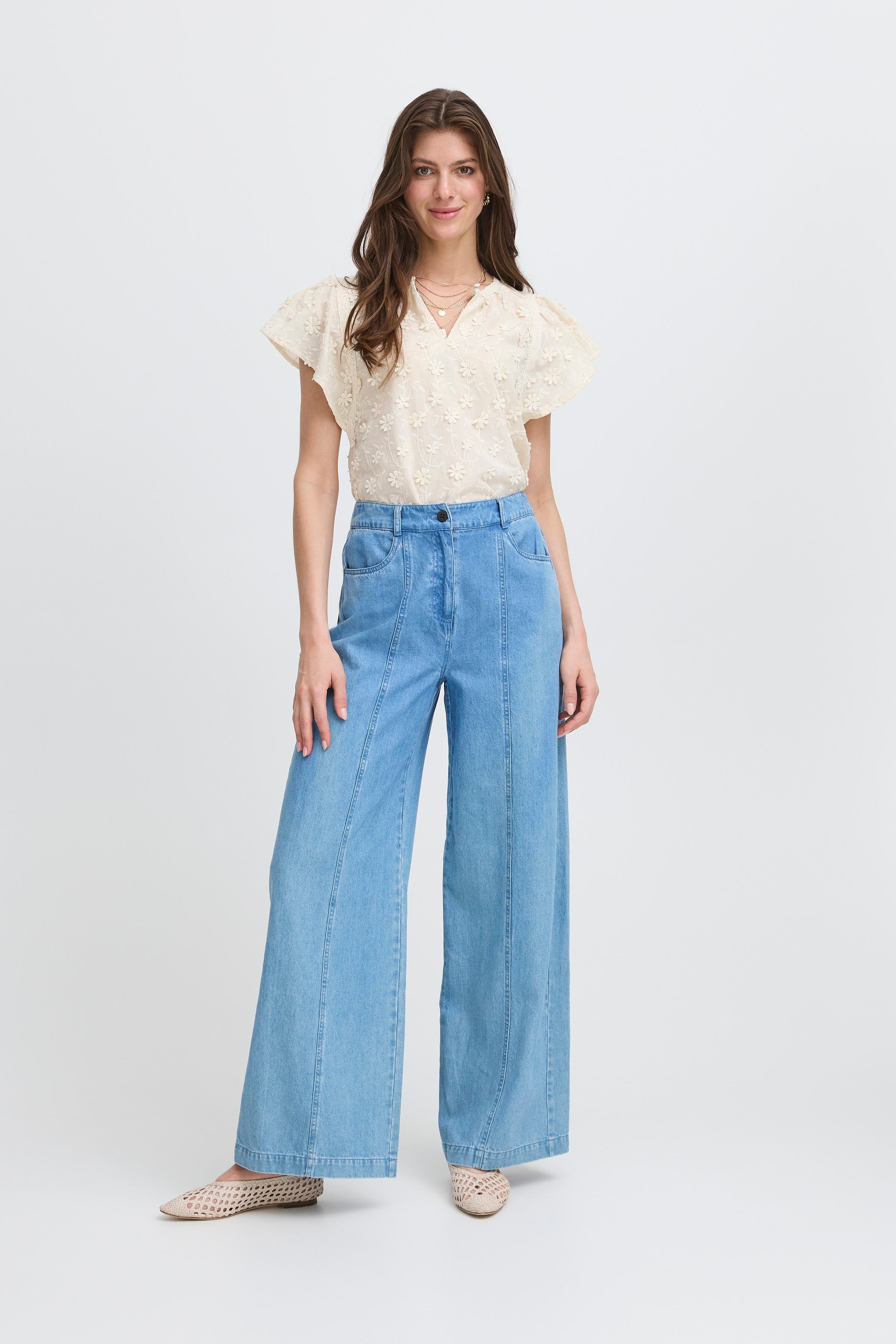 IRLIANE Blouse with short sleeve LOCATION NONE 20122626-130905