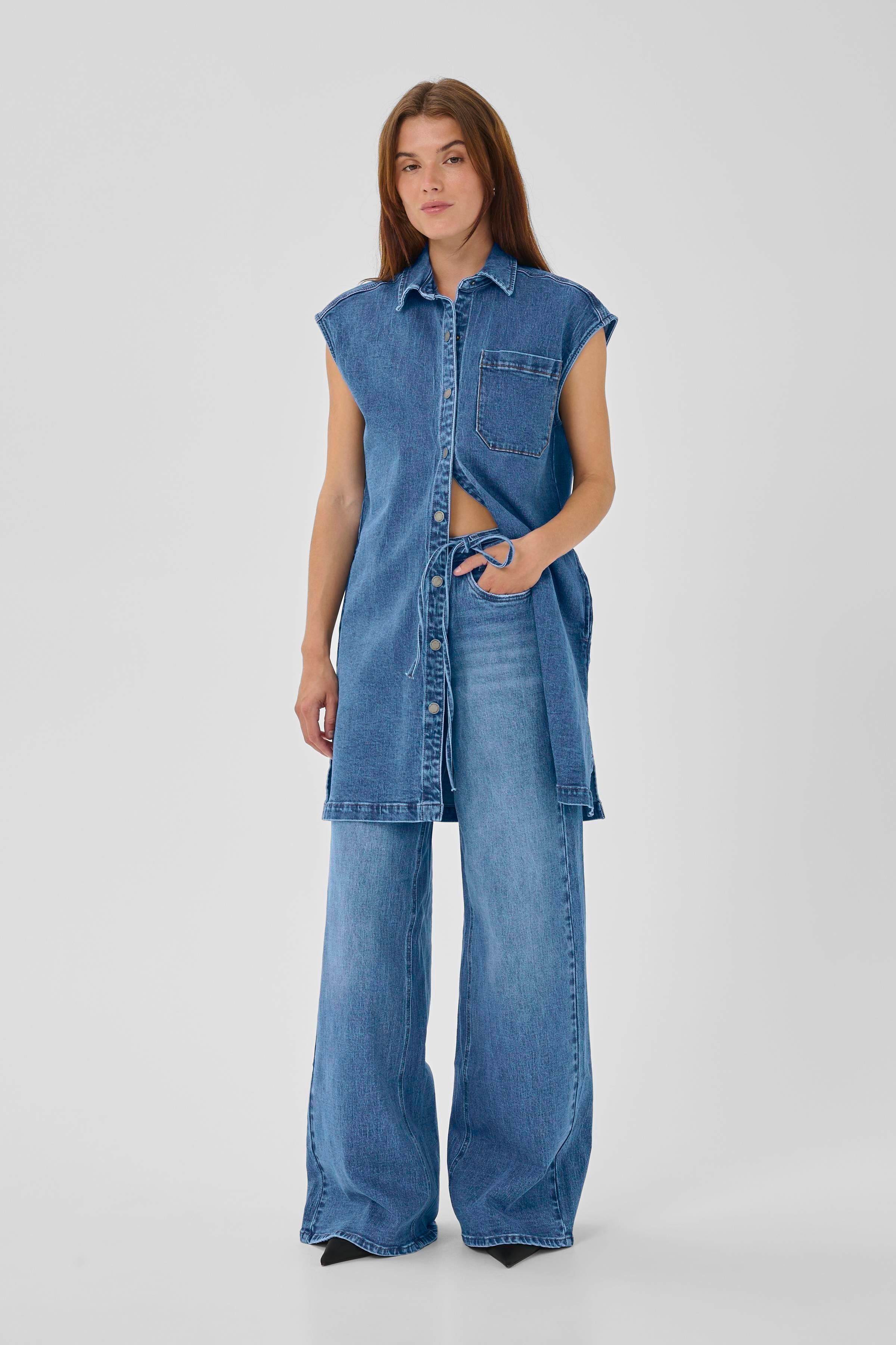 DangoMW Denim Dress LOOKBOOK FRONT 10705257-100053